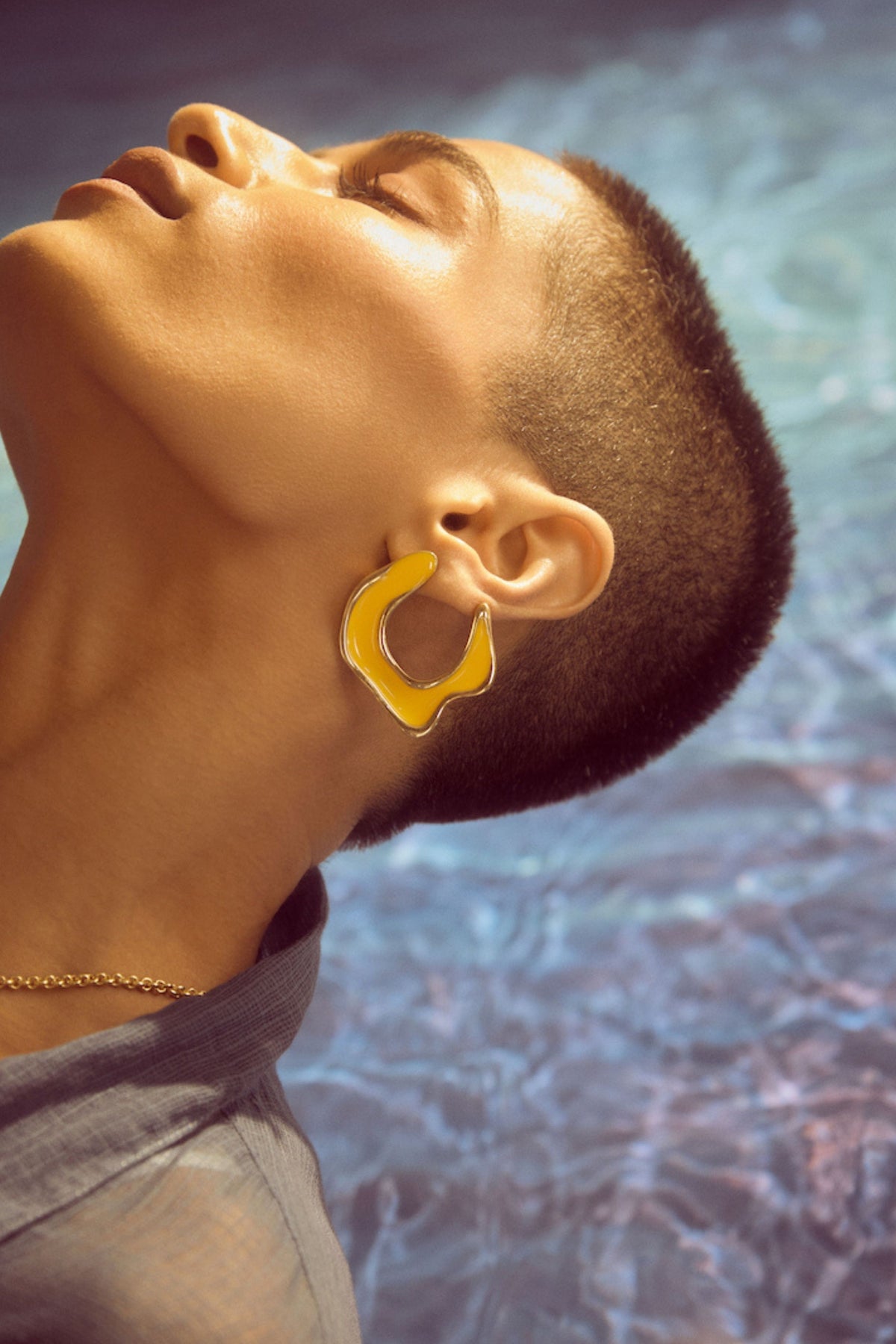 Hawaii-l Yellow Earrings