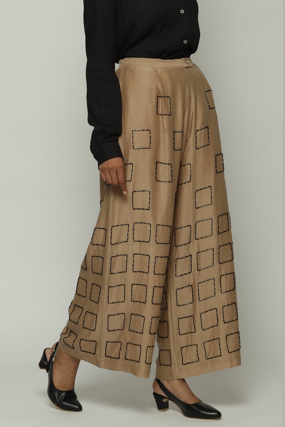 Geometric Square Palazzo Pant