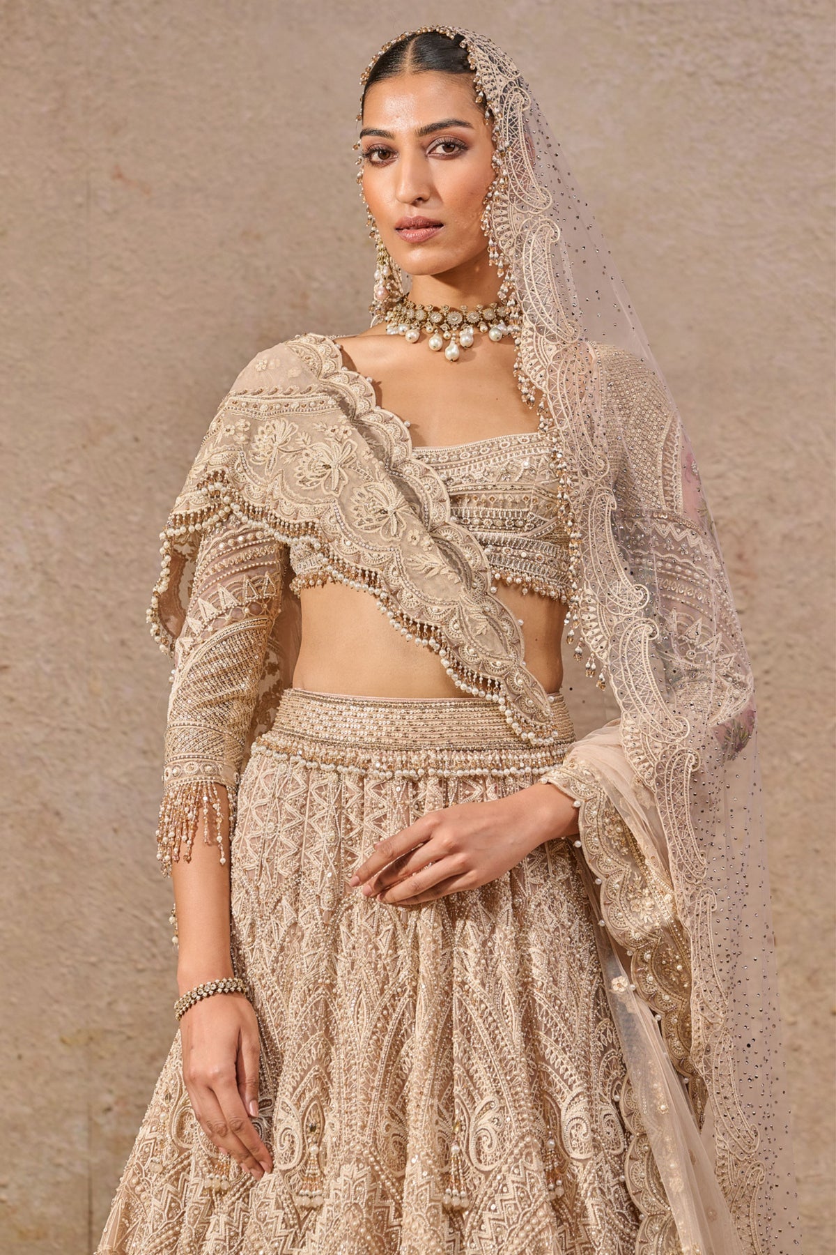 Blush Embroidered Lehenga Set