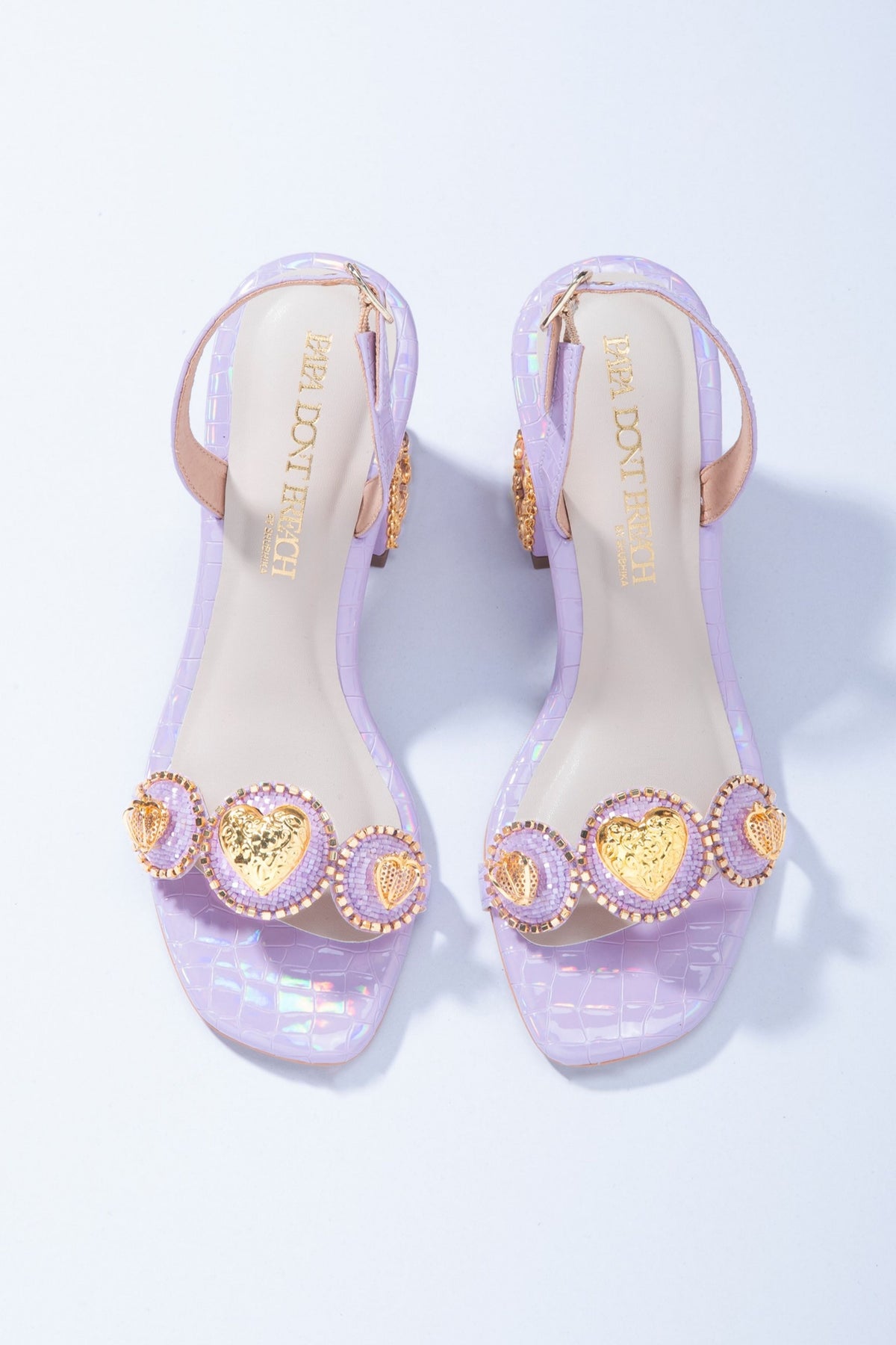 Le Macaron : Lavender Lilac Block Heels