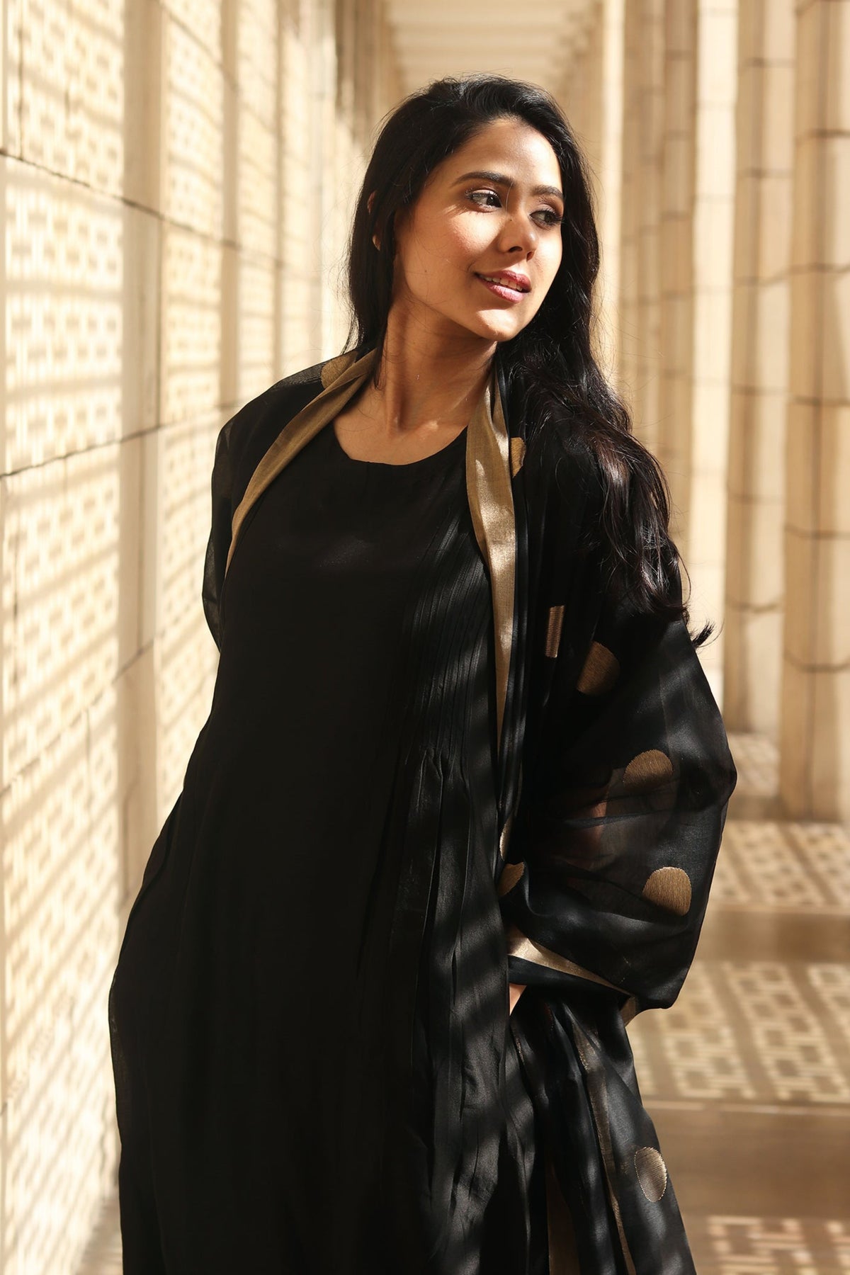 Black Ensemble Kurta