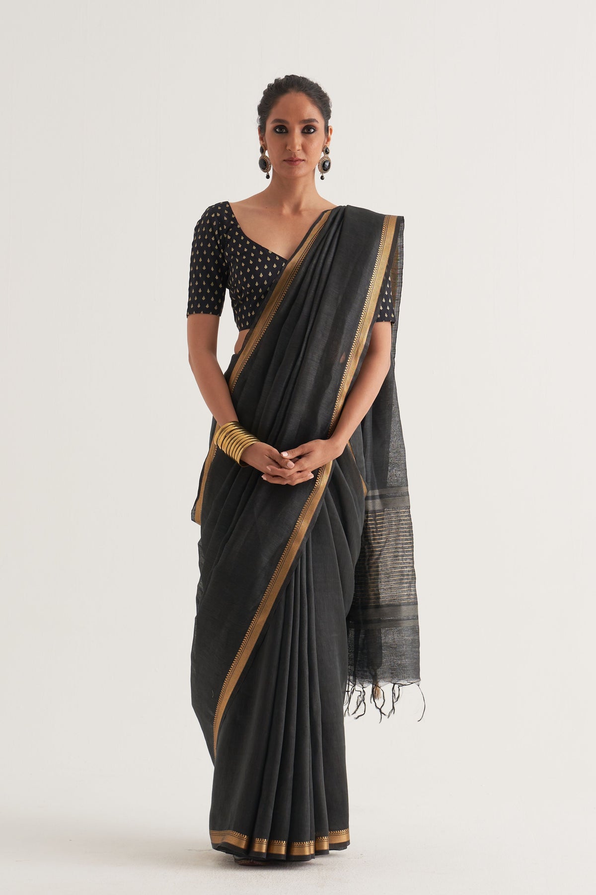 Paro Black Saree