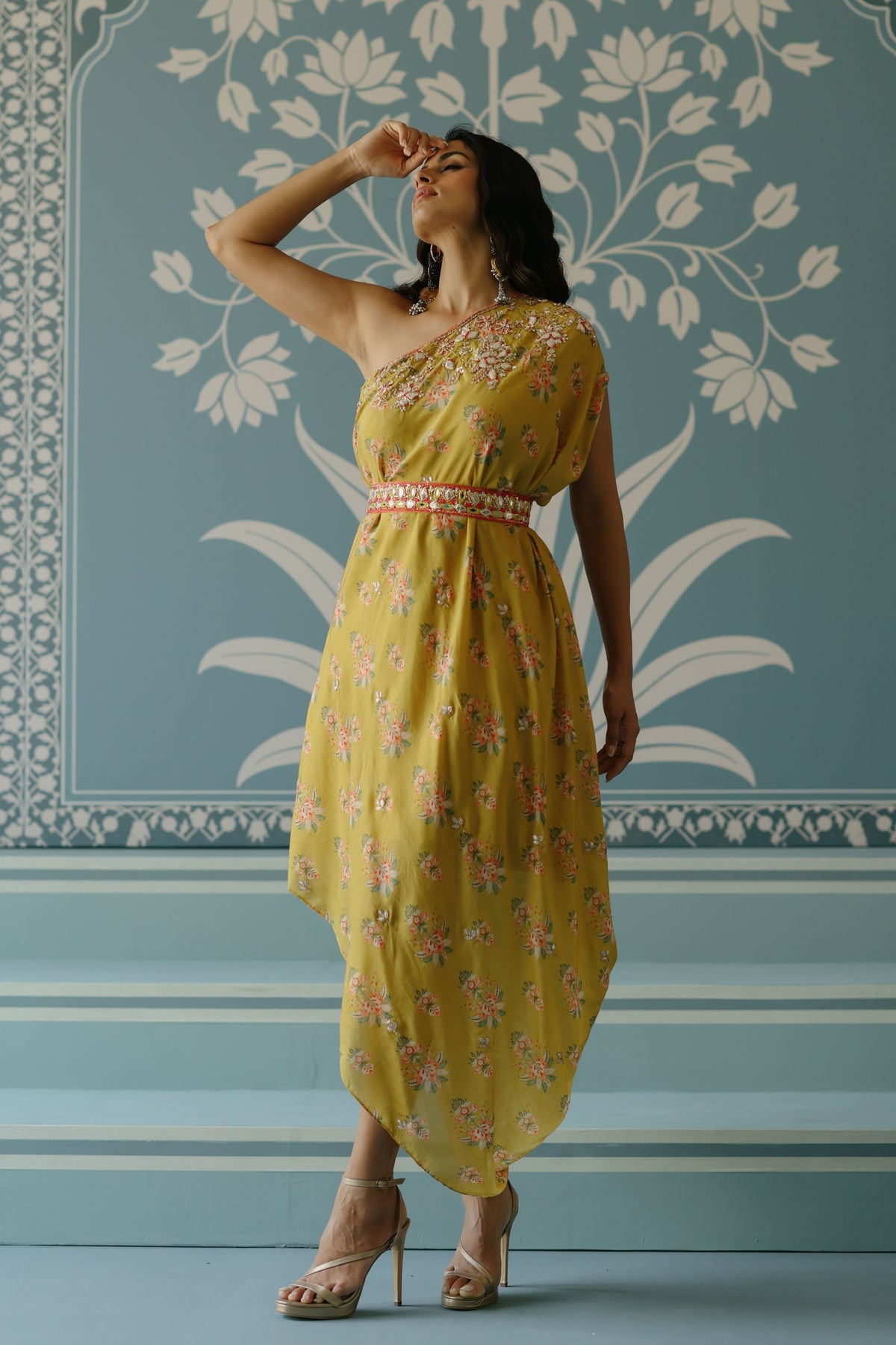 Mustard Zoya Dress