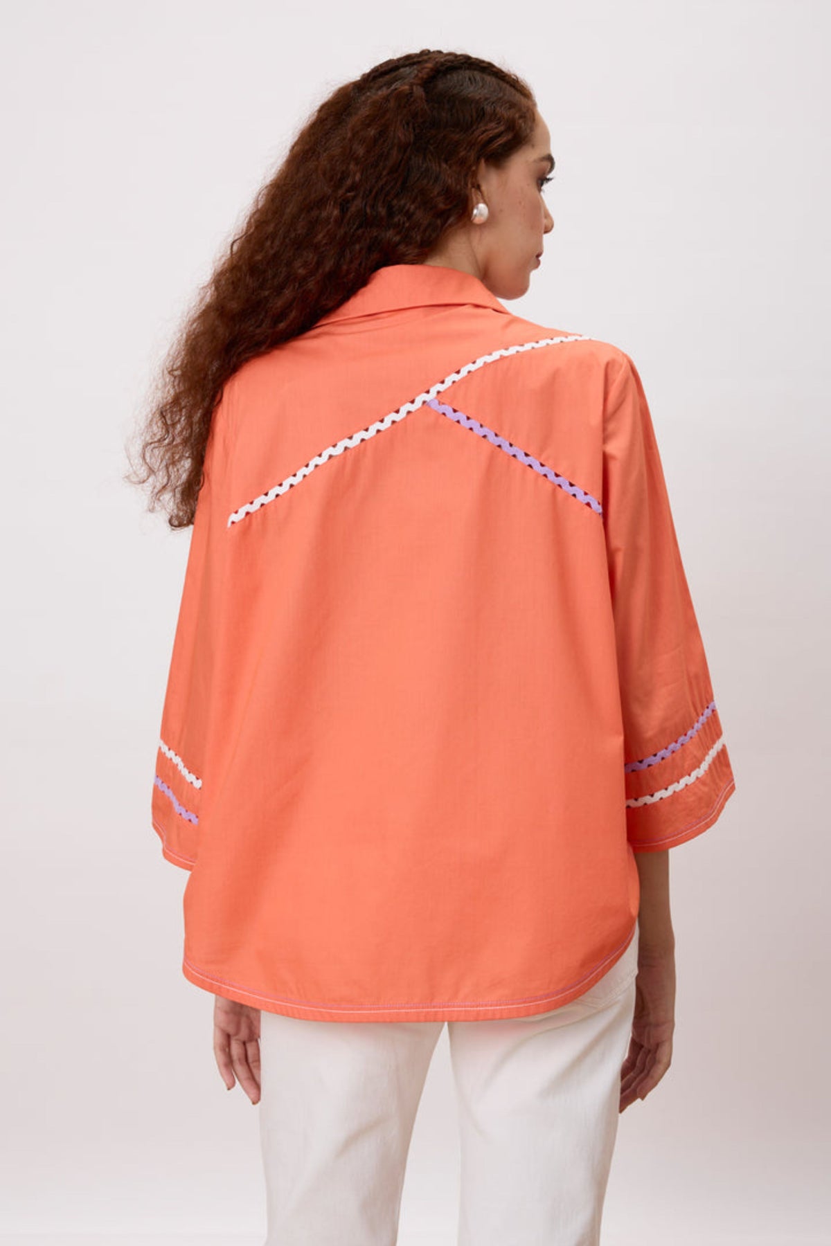 Louisa Spiced Coral Shirt