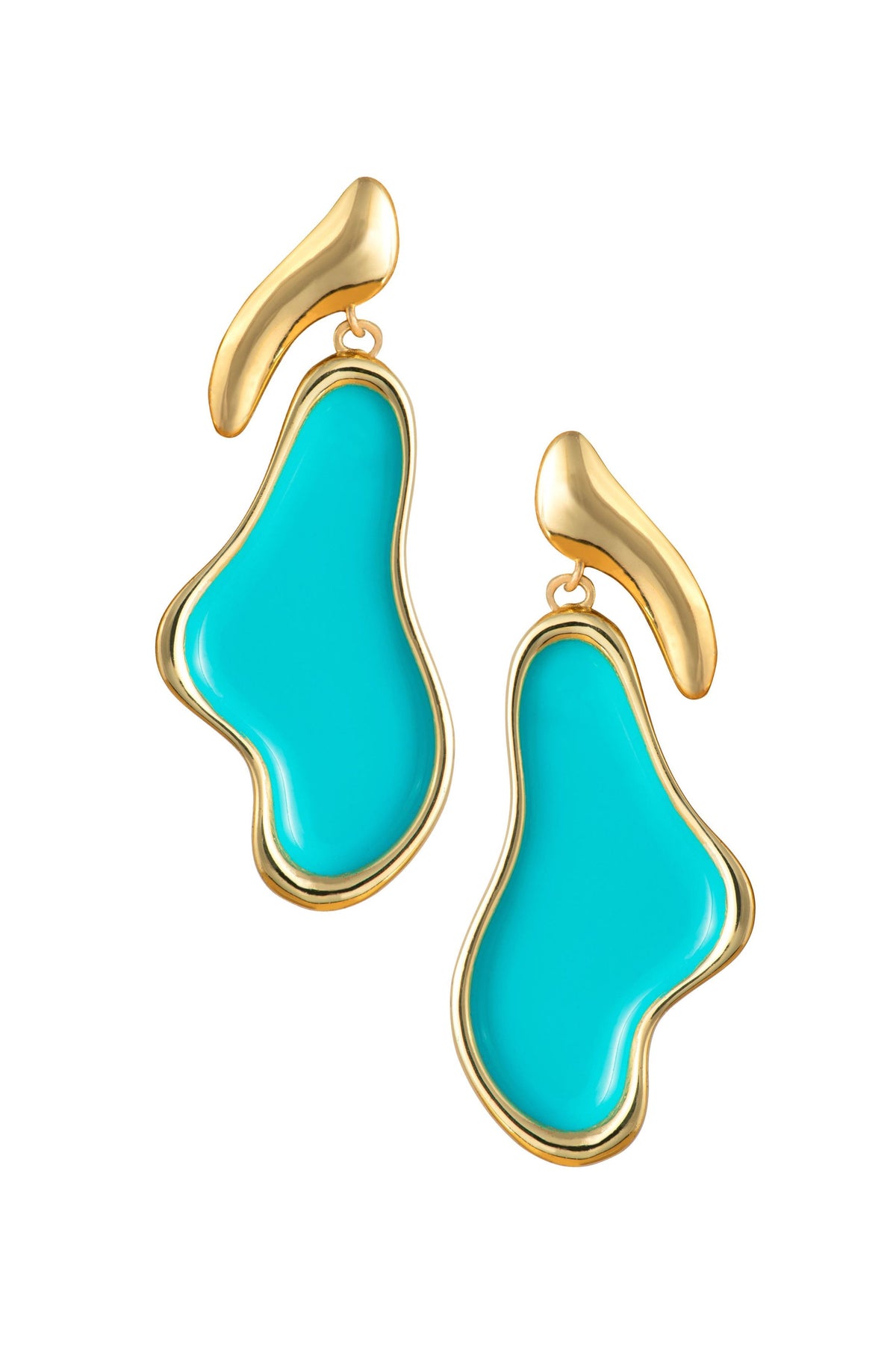 Saint Topez Blue Earrings