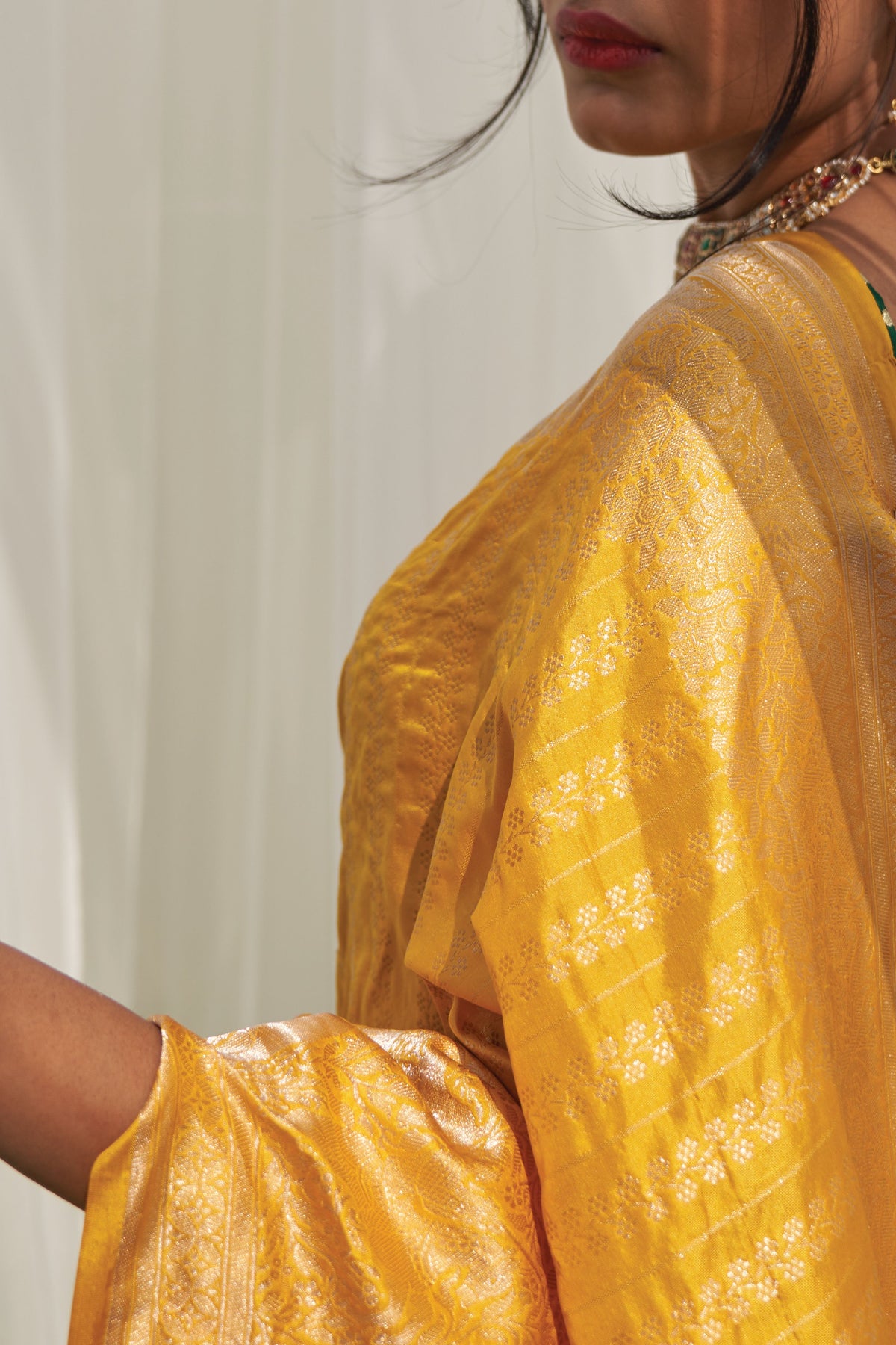 Nitara Yellow Saree