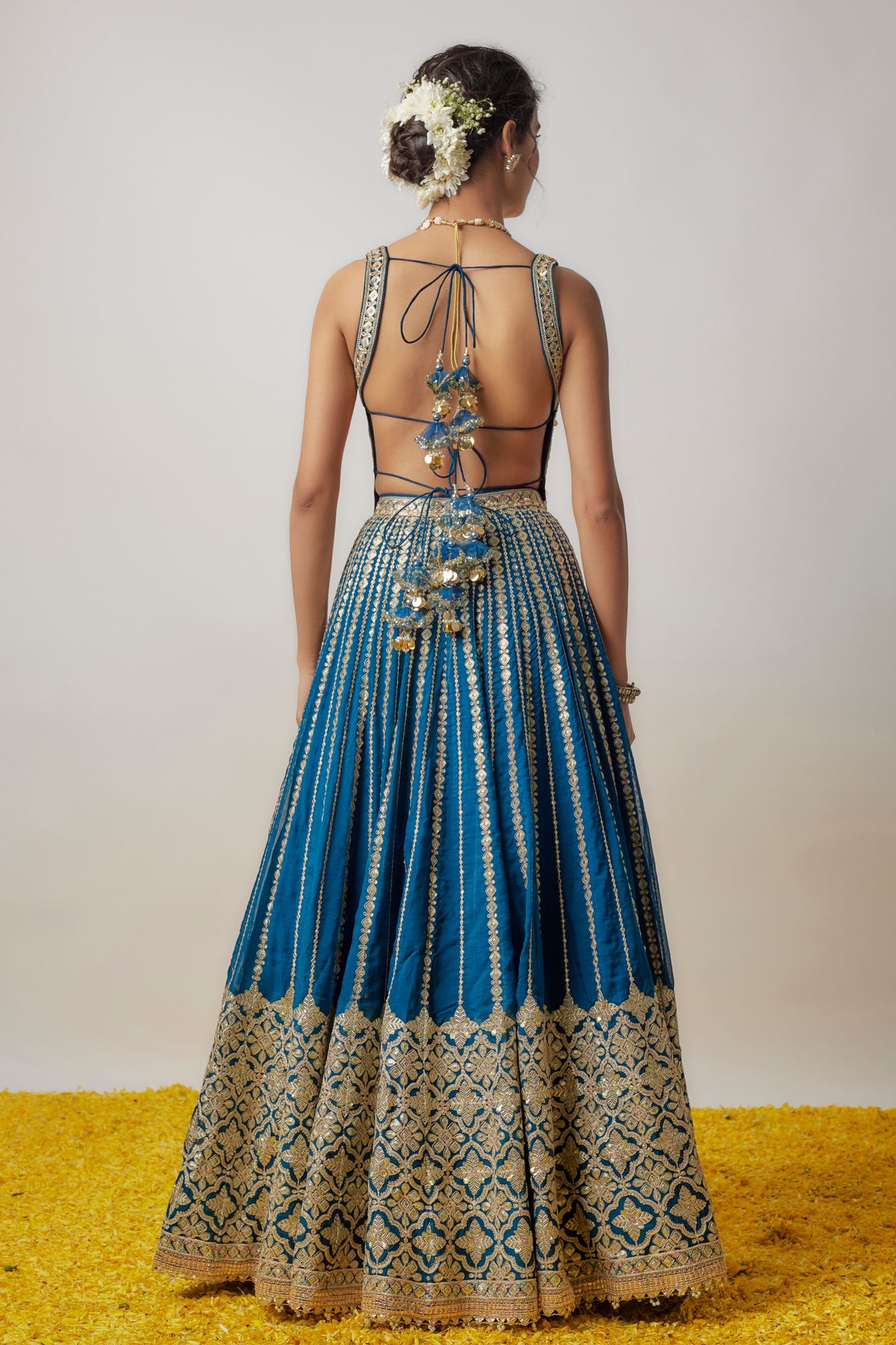 Nila Blue Lehenga Set