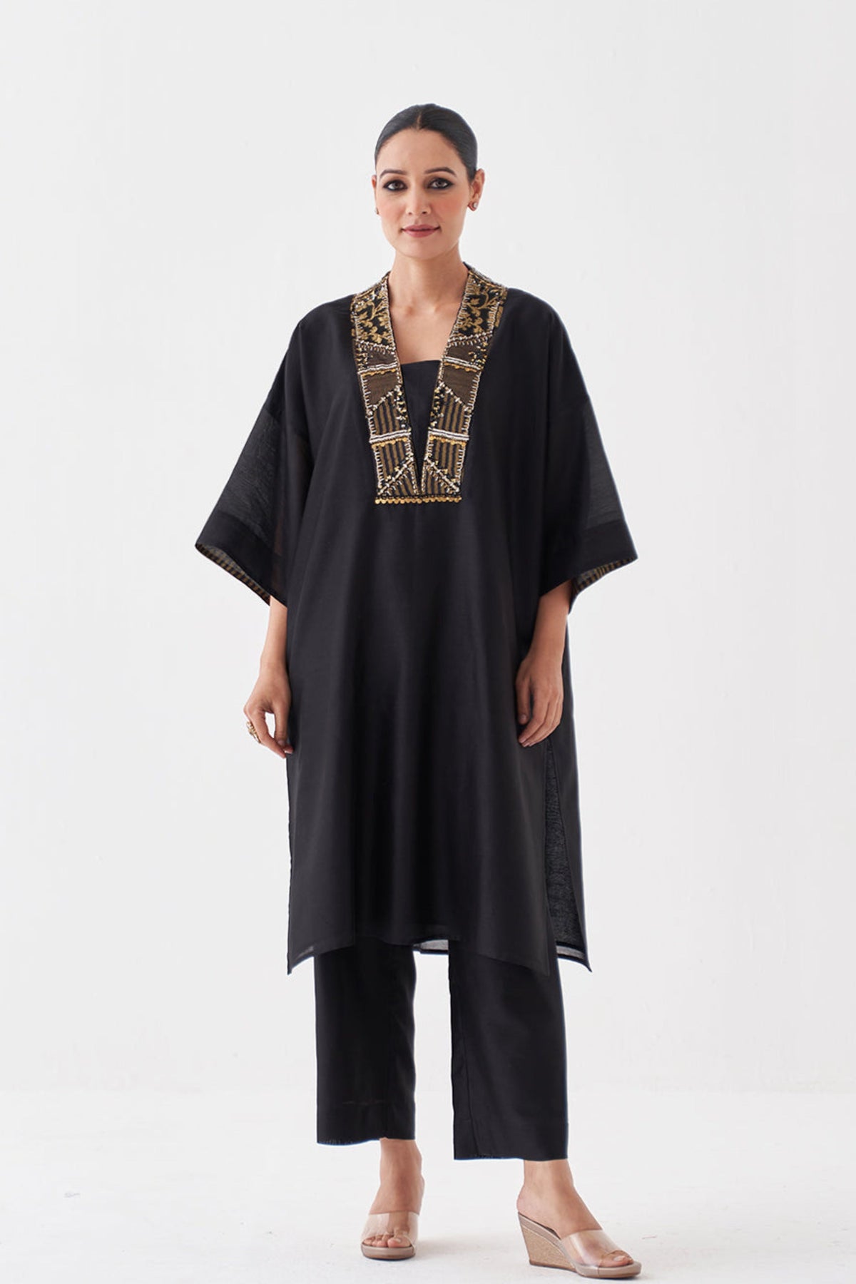 Rich Black Kurta Set