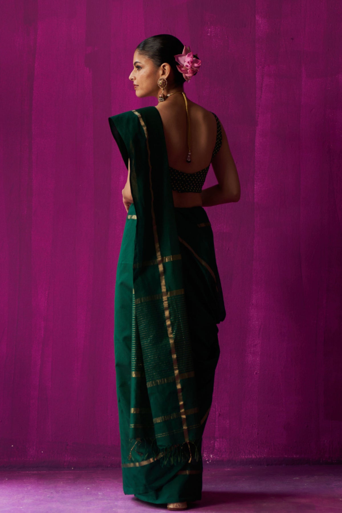 Heena Green Saree