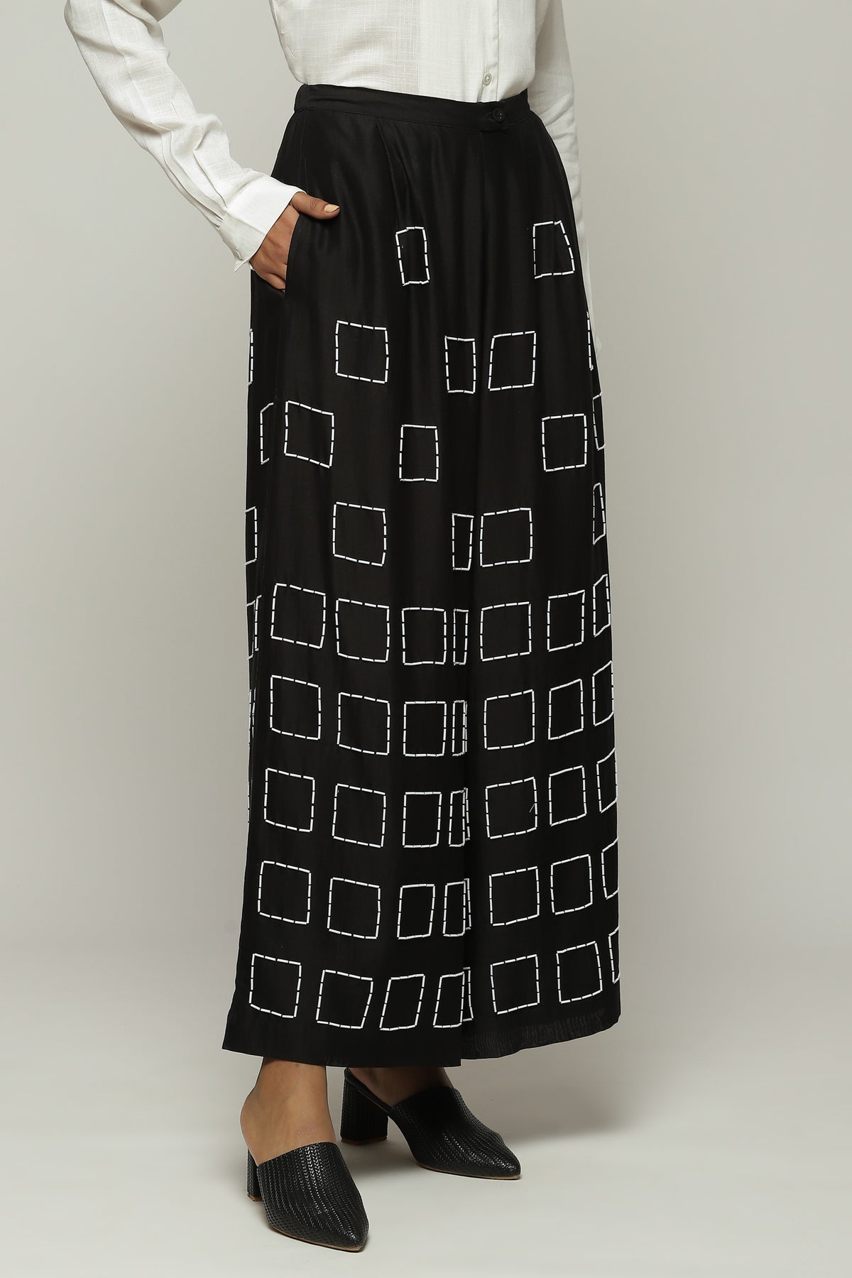 Geometric Square Palazzo Pant