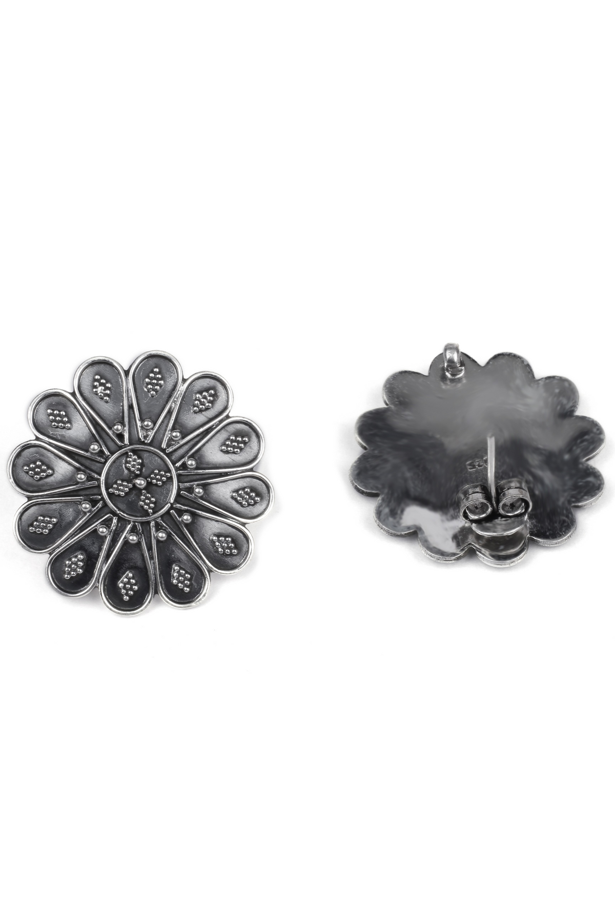 Mahima Silver Earrings