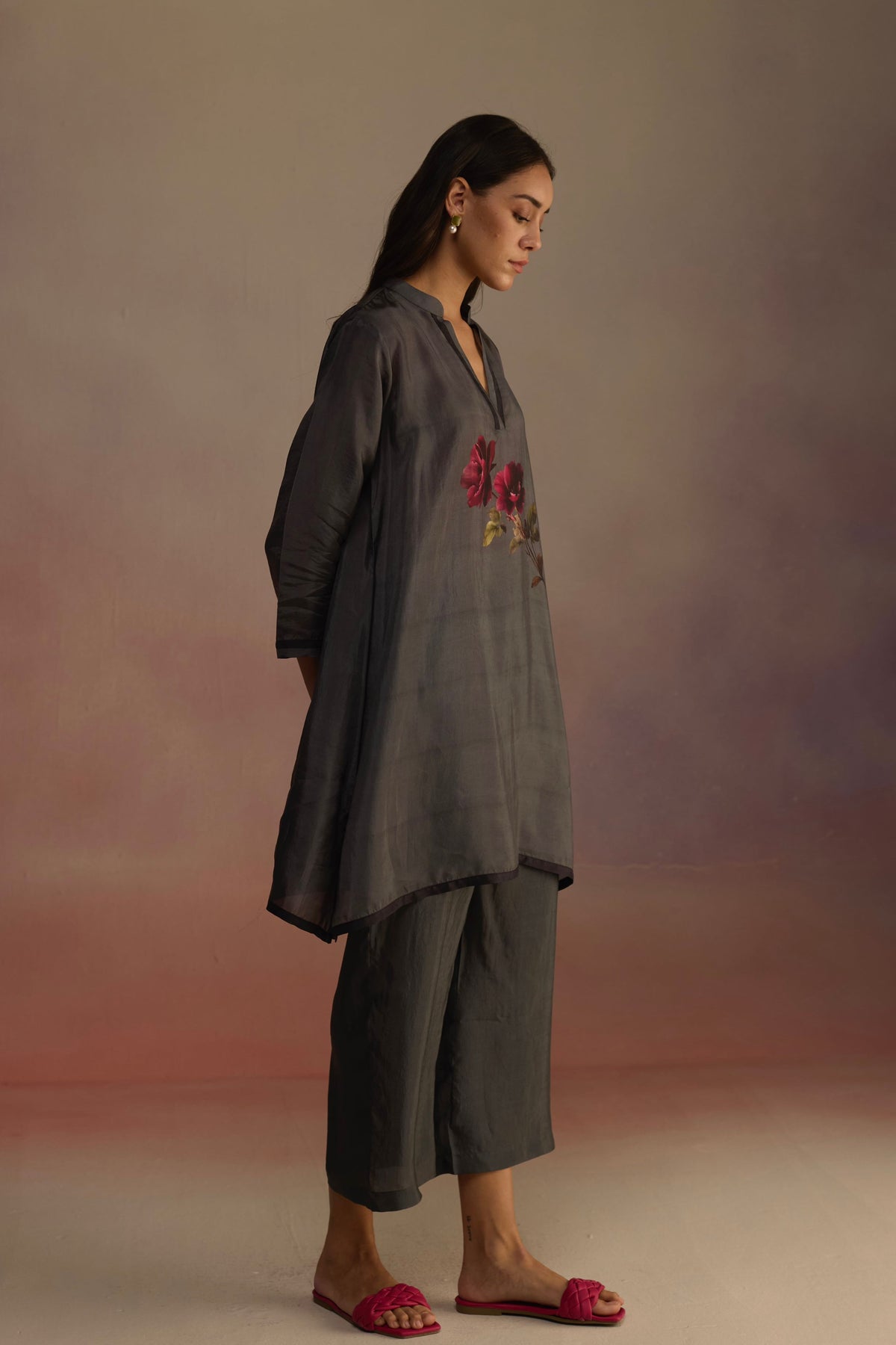 Wallflower Silver Kurta