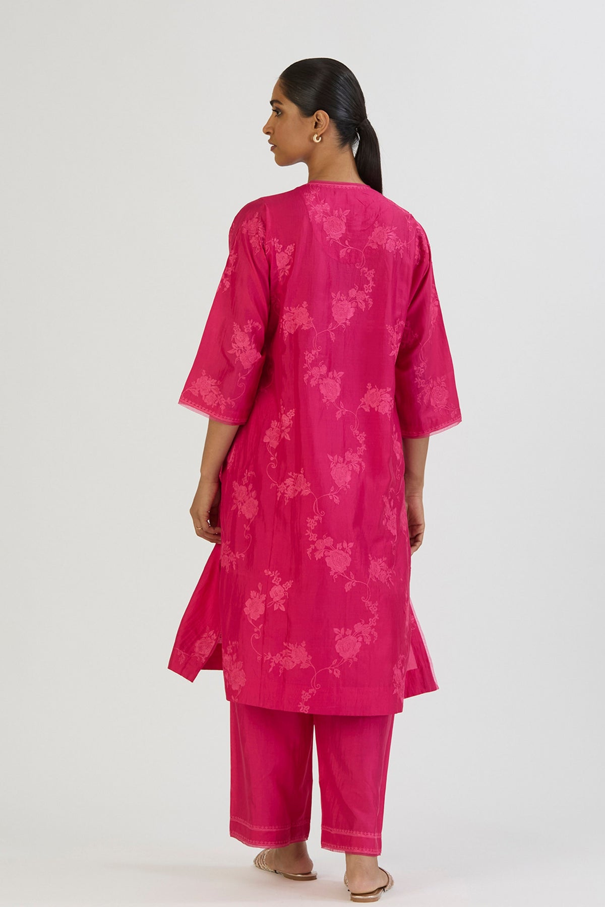 Fuschia Pink Udita Kurta Pant