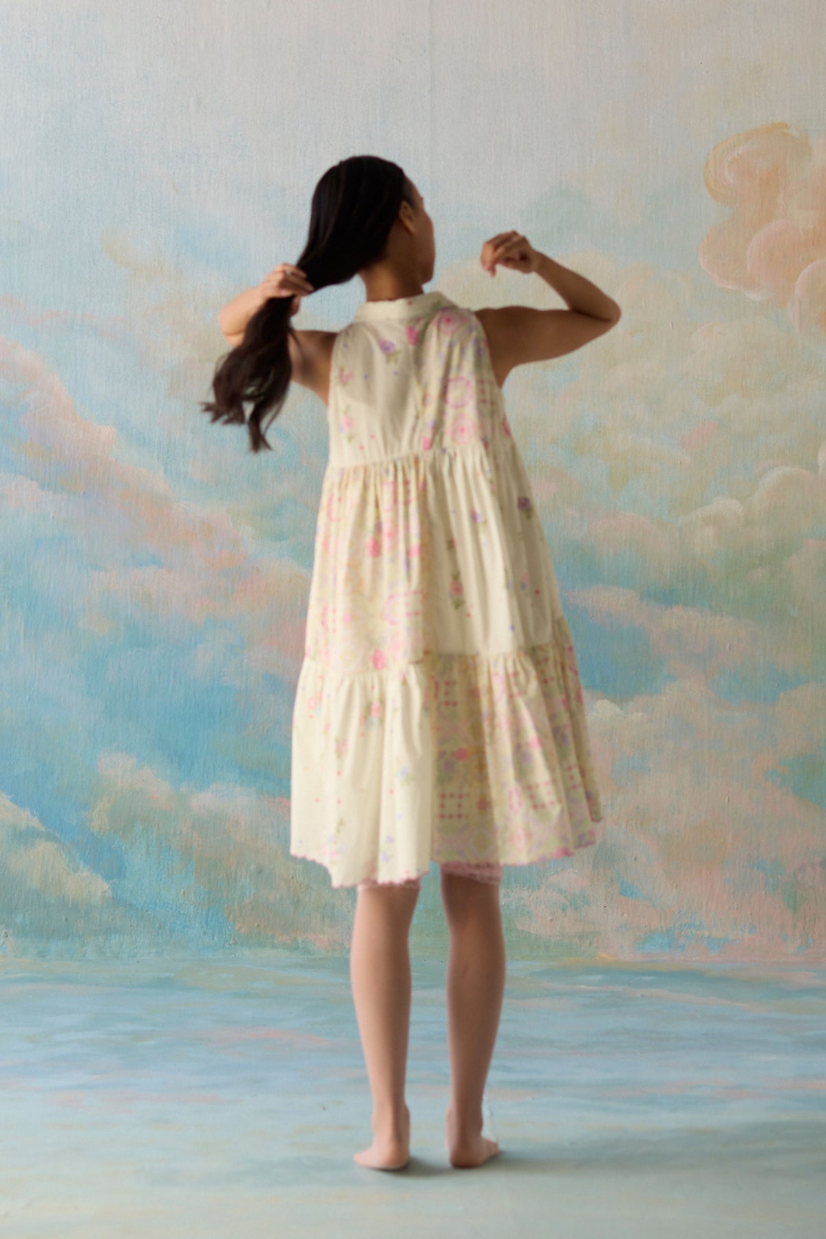 Cloud Floral Dress