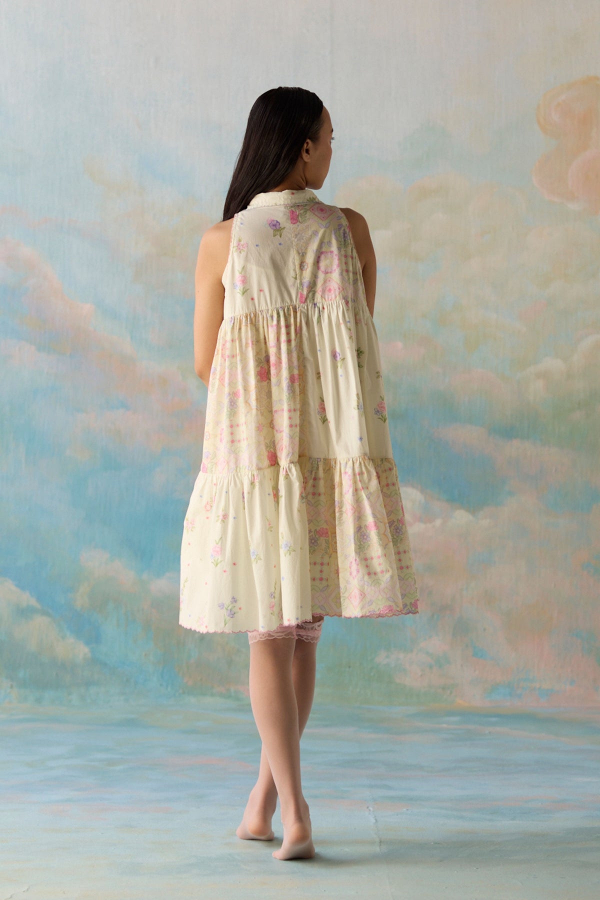 Cloud Floral Dress