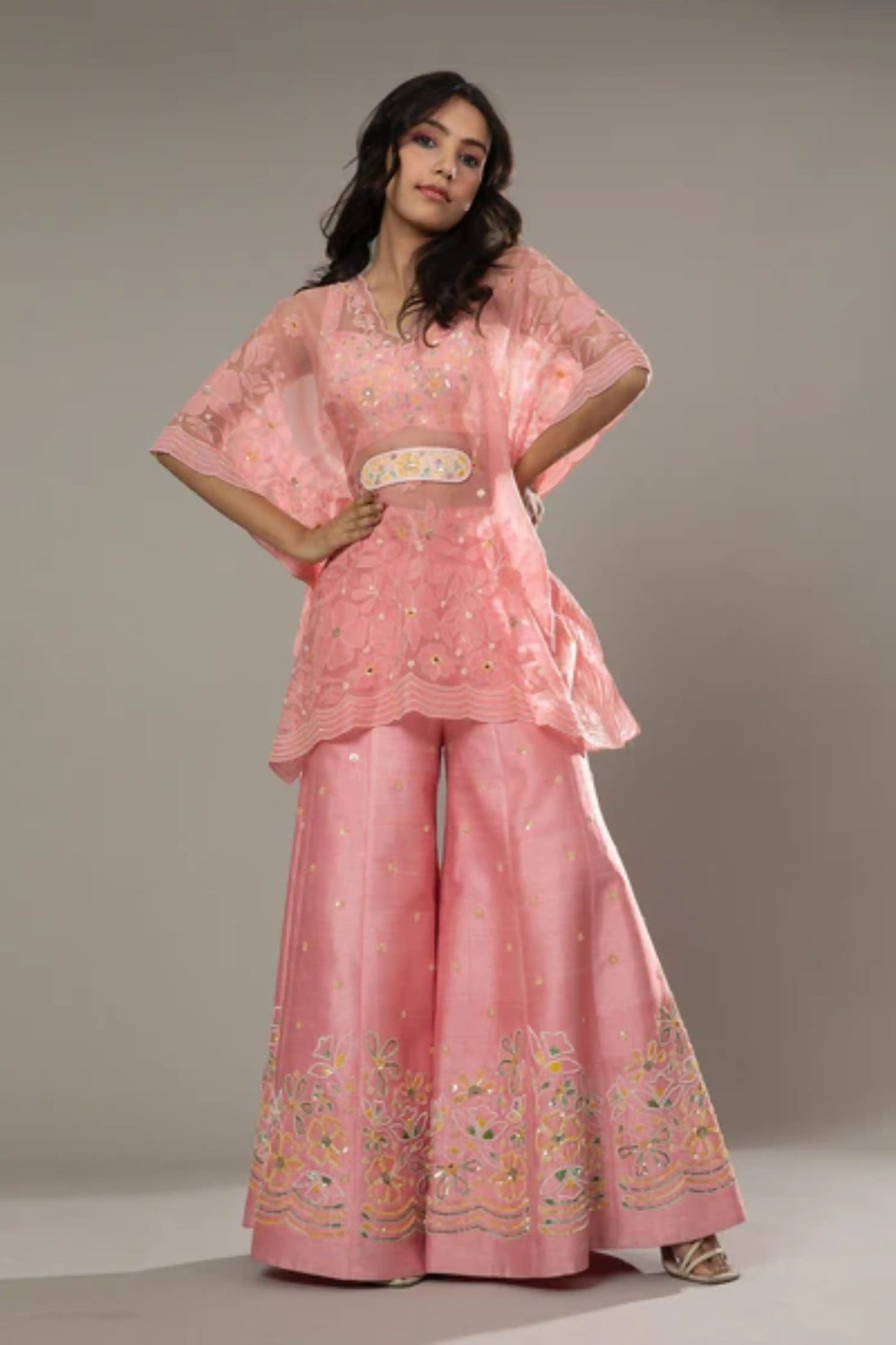 Candy Floss Sharara Set