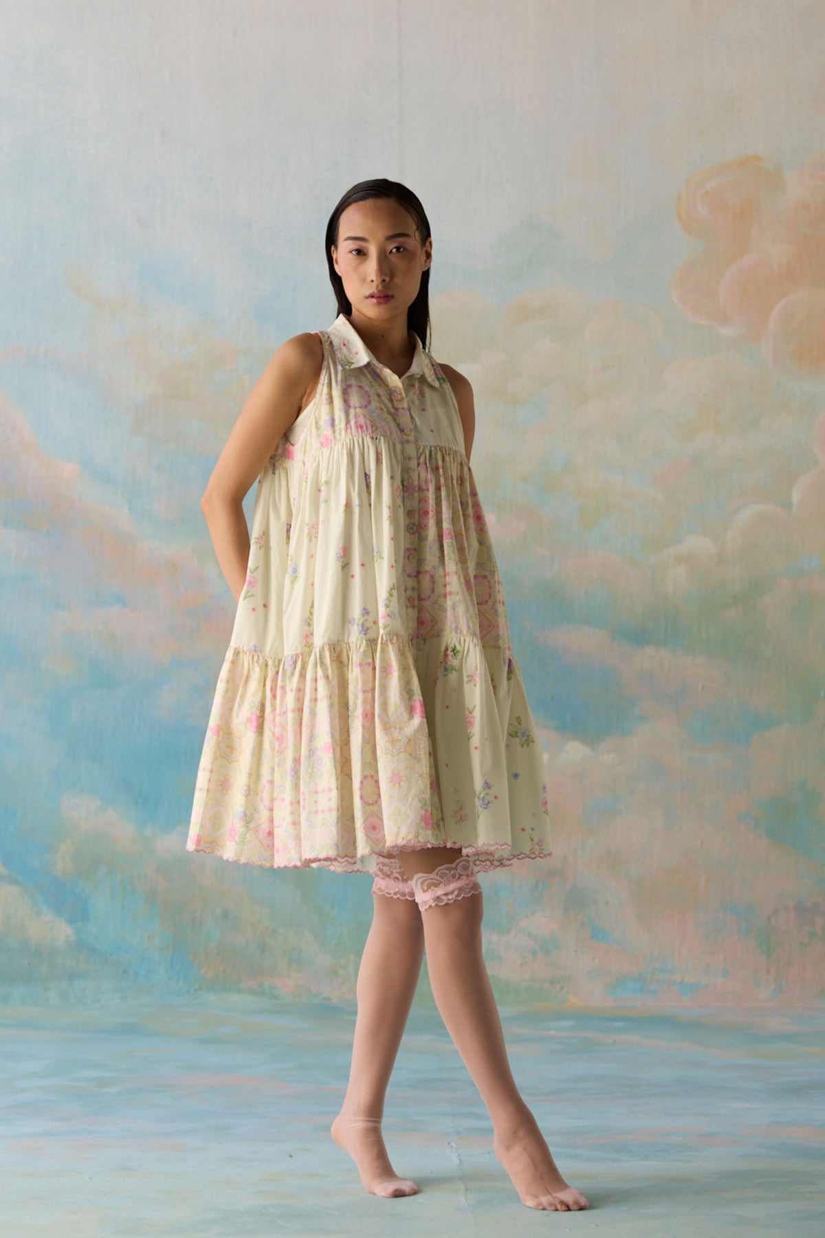 Cloud Floral Dress