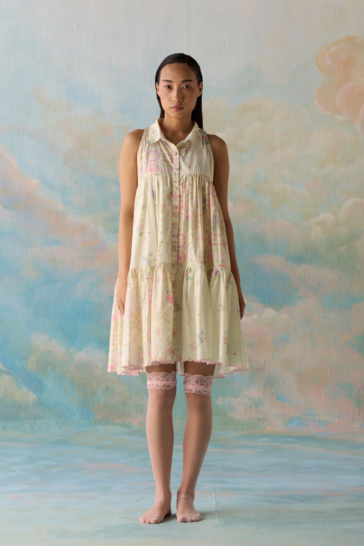 Cloud Floral Dress