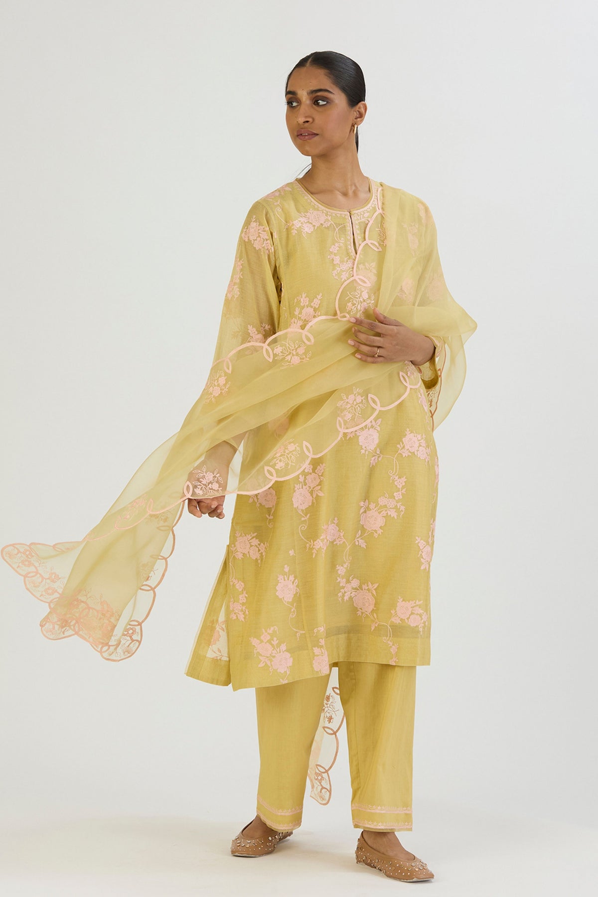 Yellow Udita Kurta and Pant