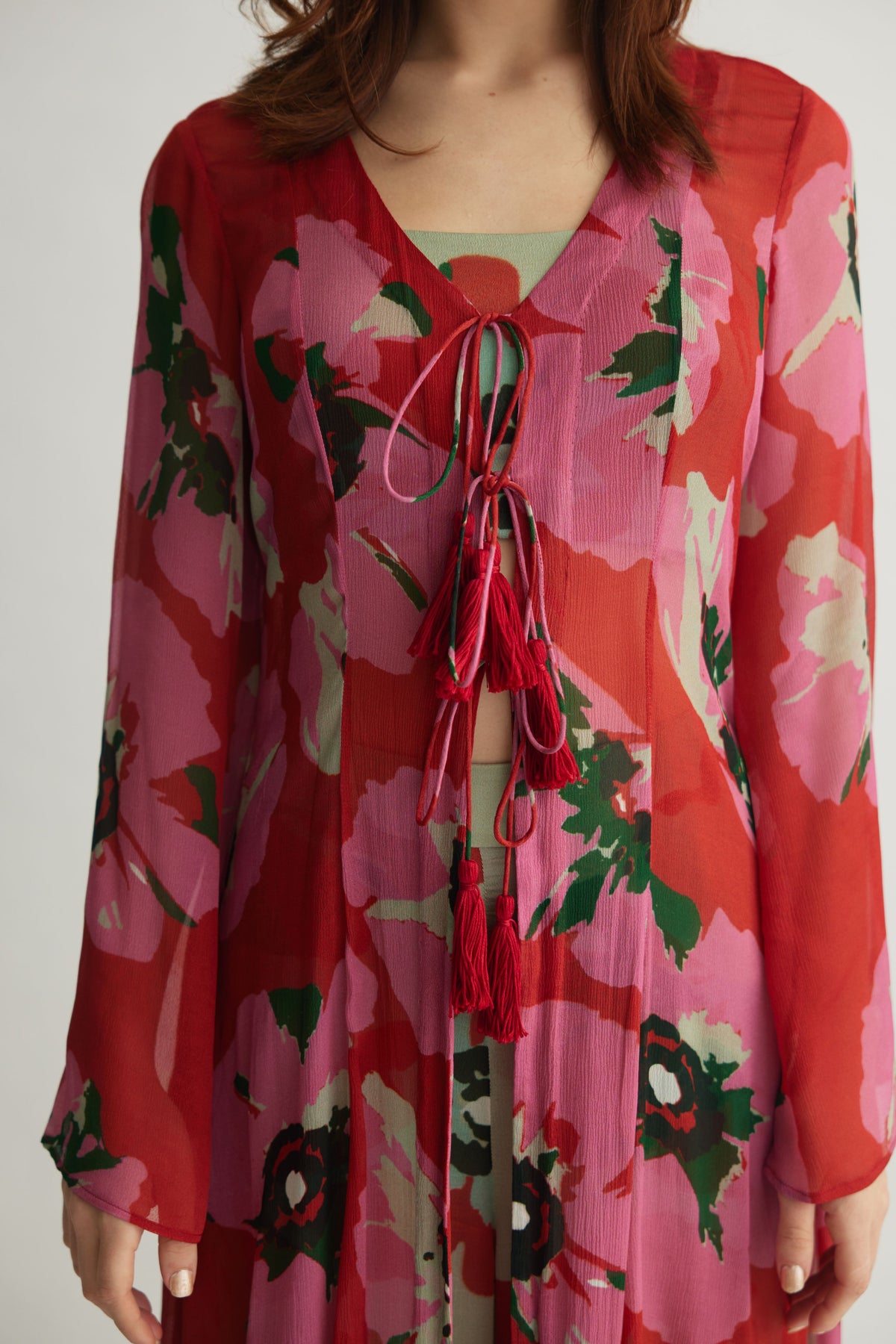 Pink Floral Cape