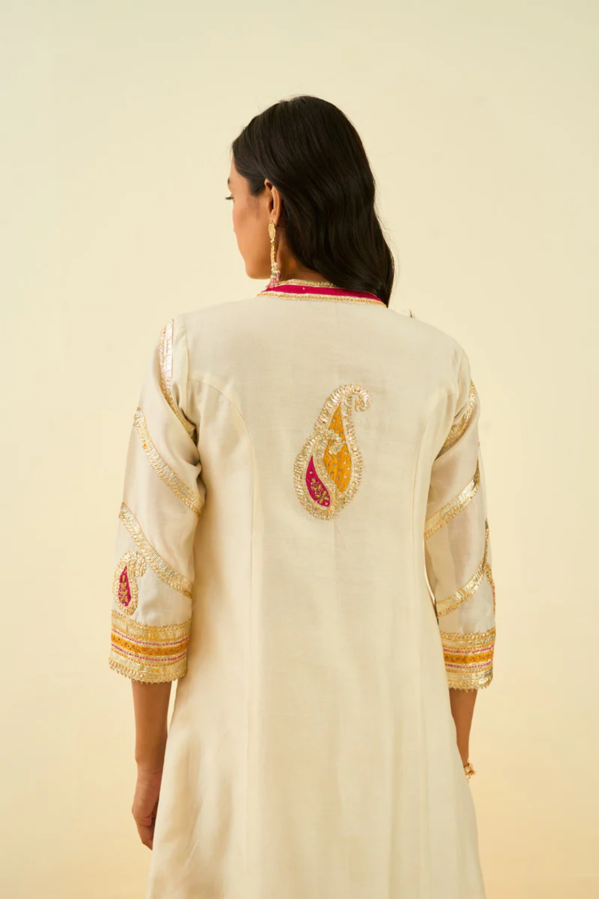 Sadiyah daisy ivory kurta set