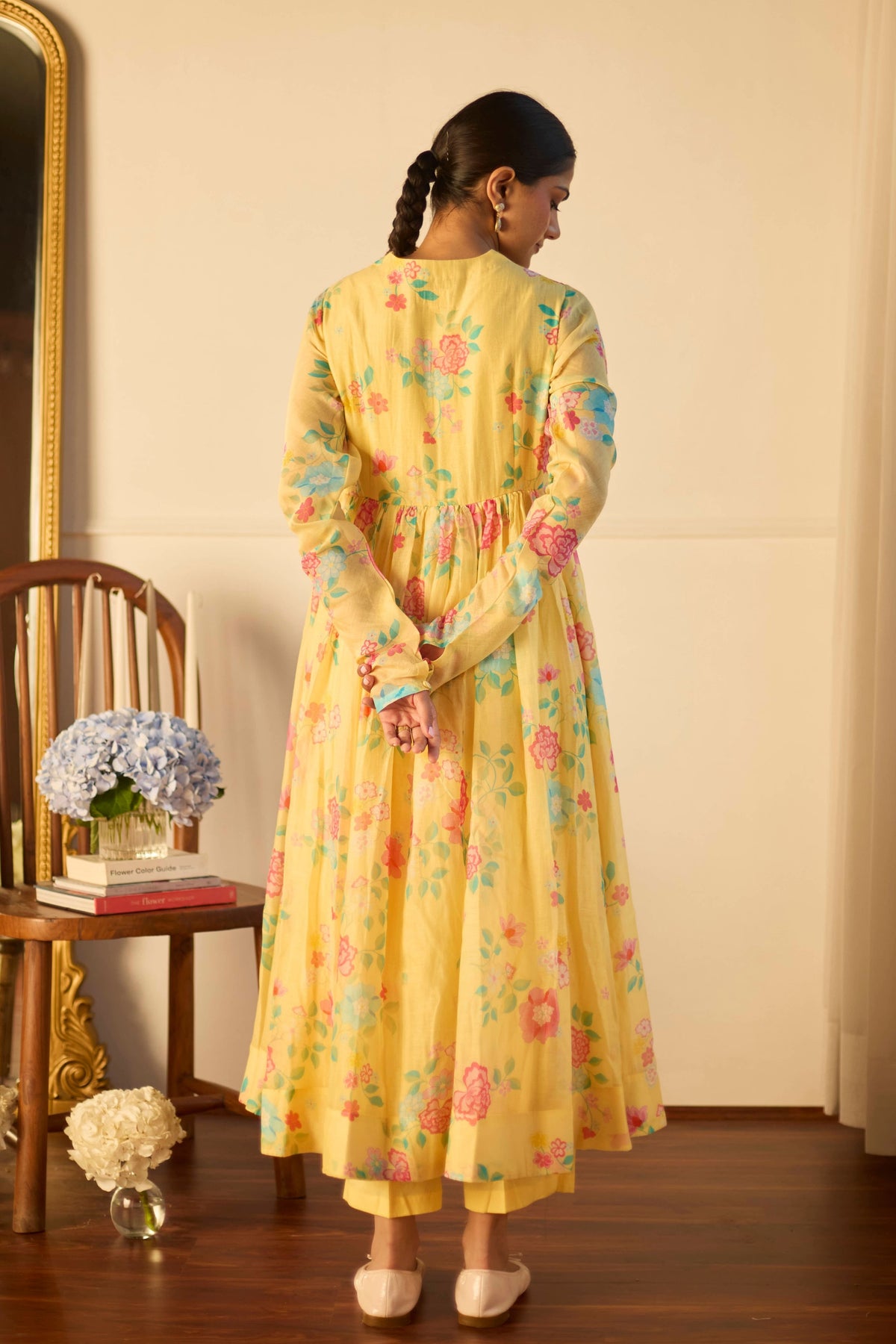 Lemon Florette Anarkali