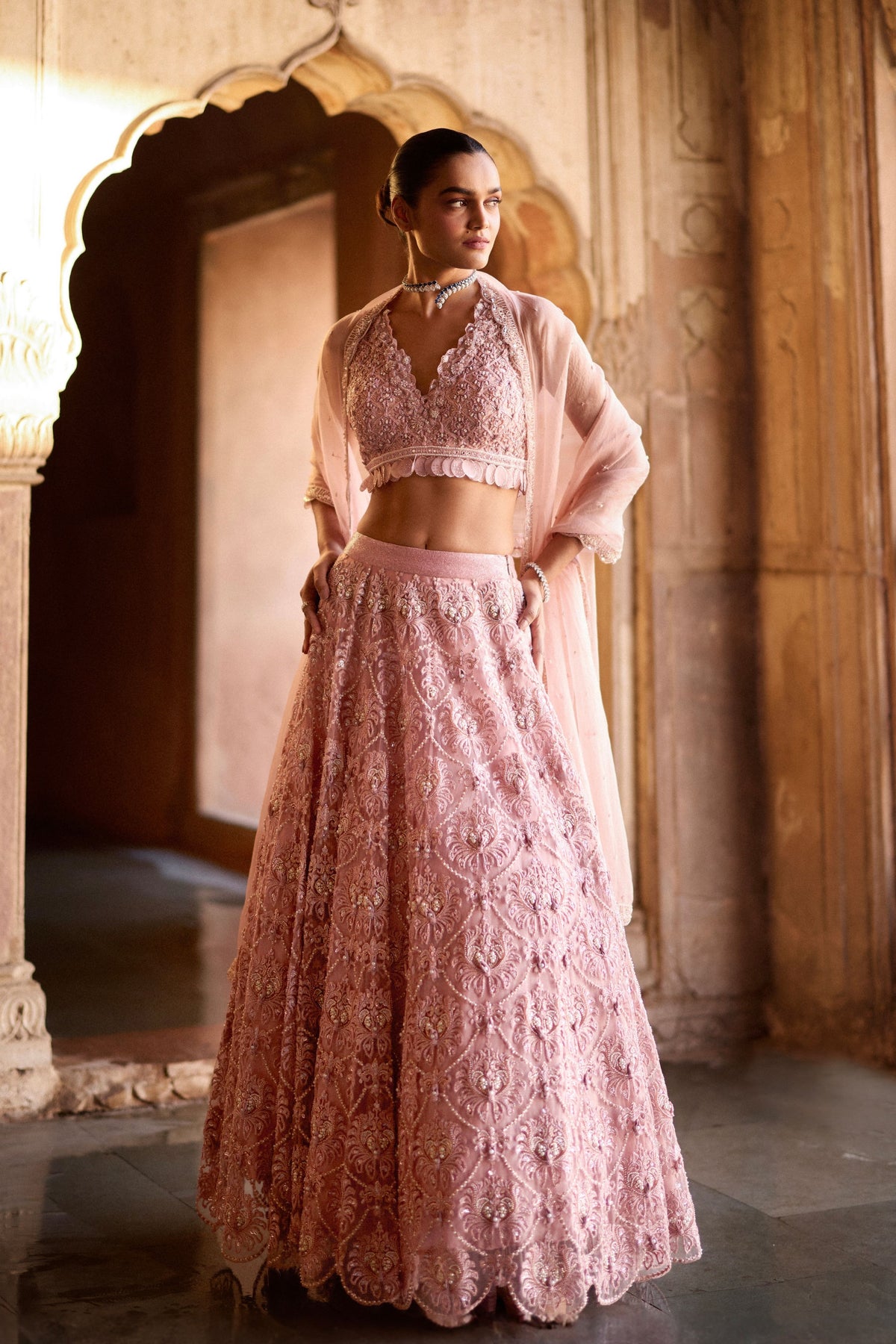 Munir Lehenga Set