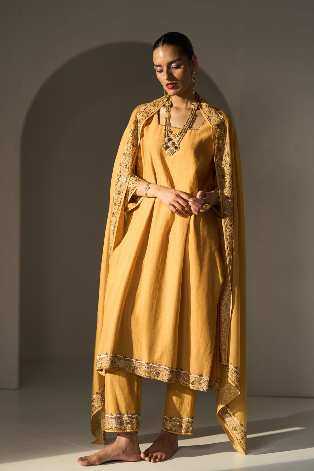 Yellow Pavit Dupatta