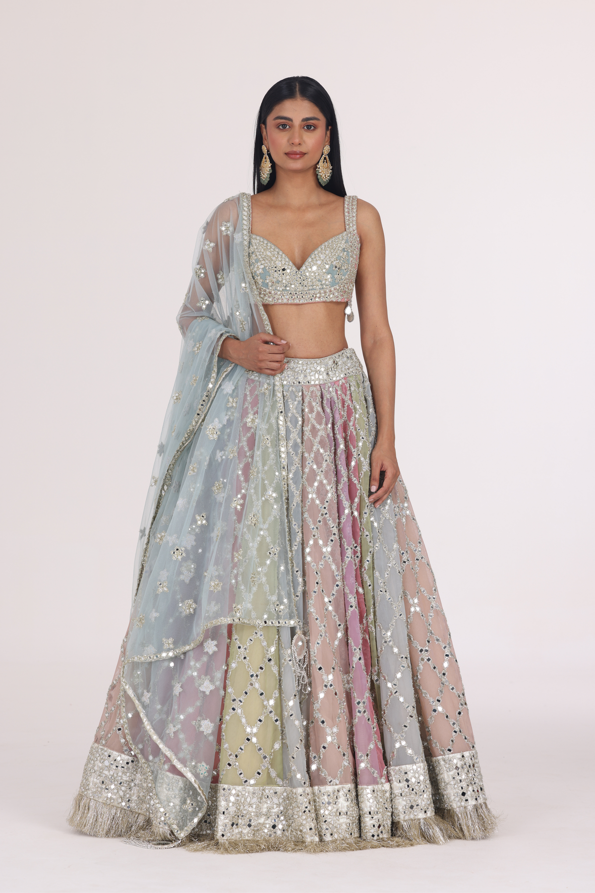 Multicolour Lehenga Set