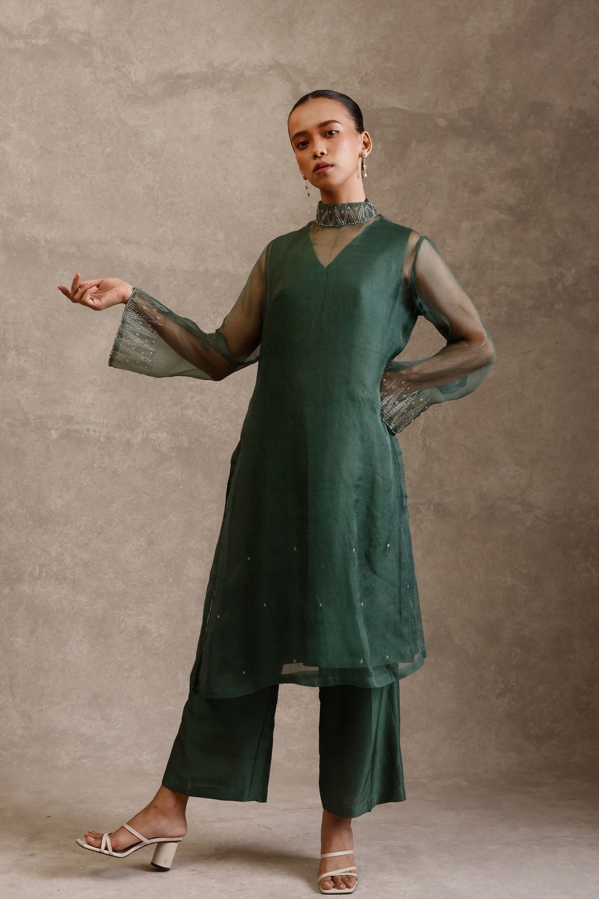 Eka Green Kurta Set