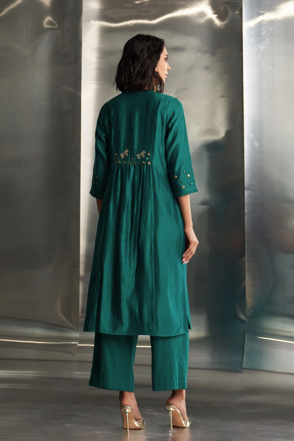 Emerald Green Kurta Set