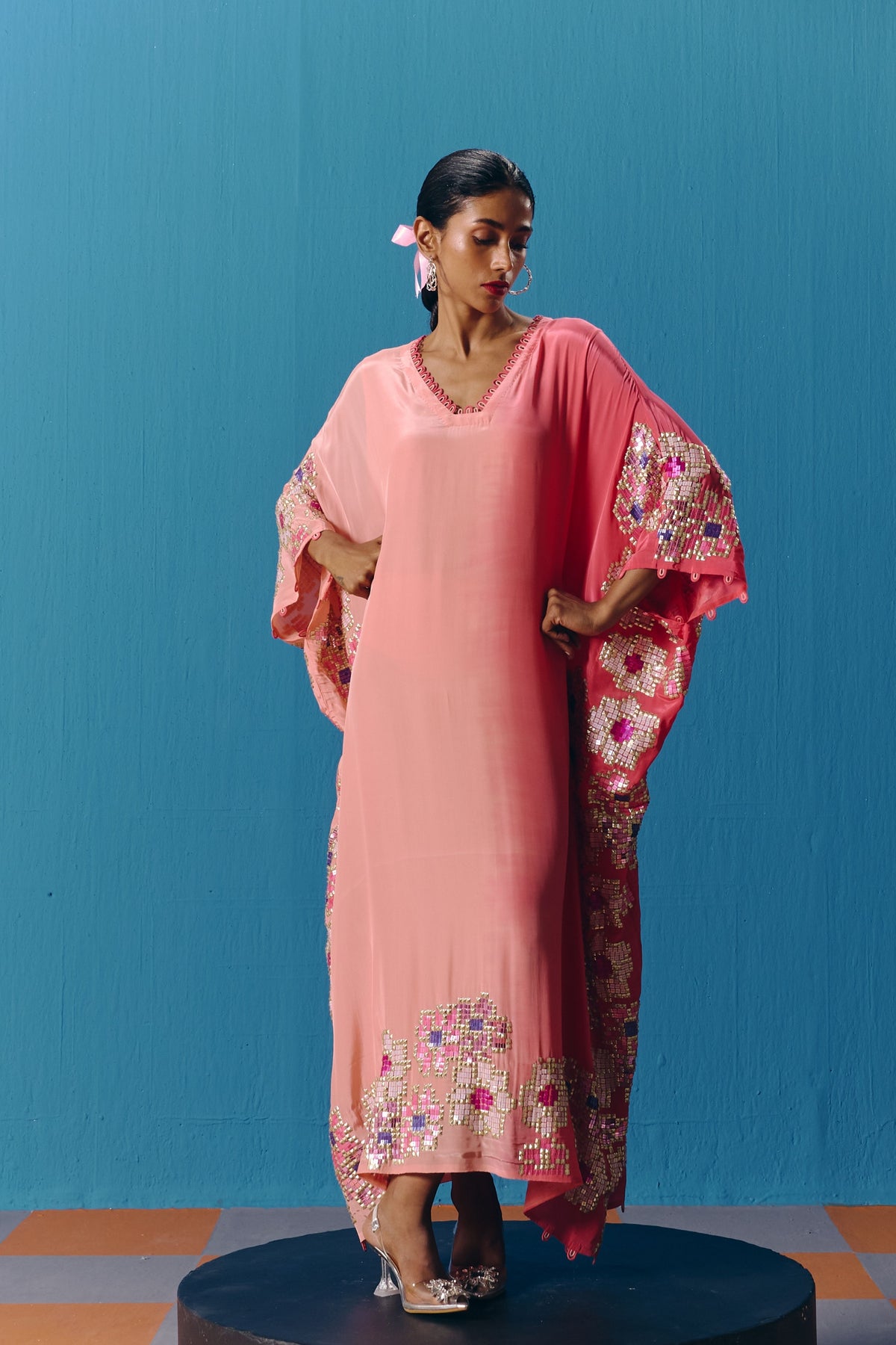 The Astral Pink Kaftan