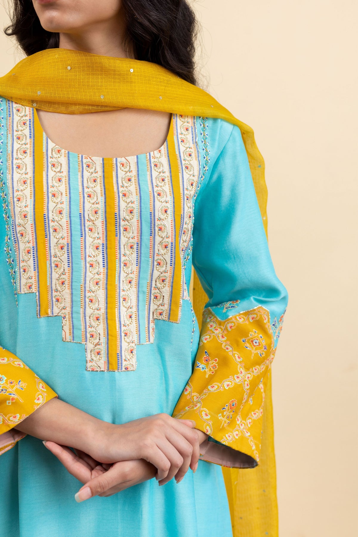 Blue Kira Kurta Set