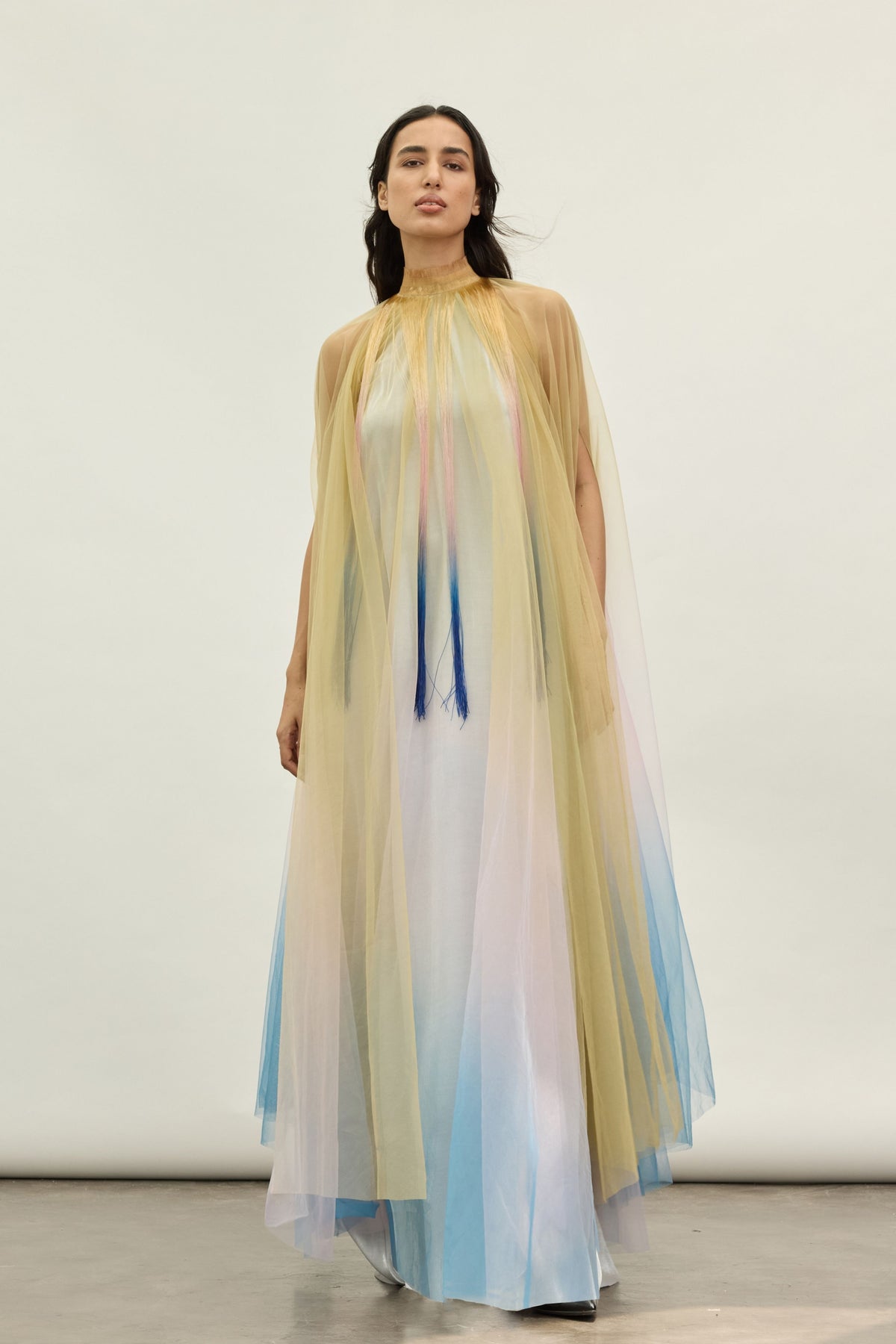 Ombre Tulle Kaftan