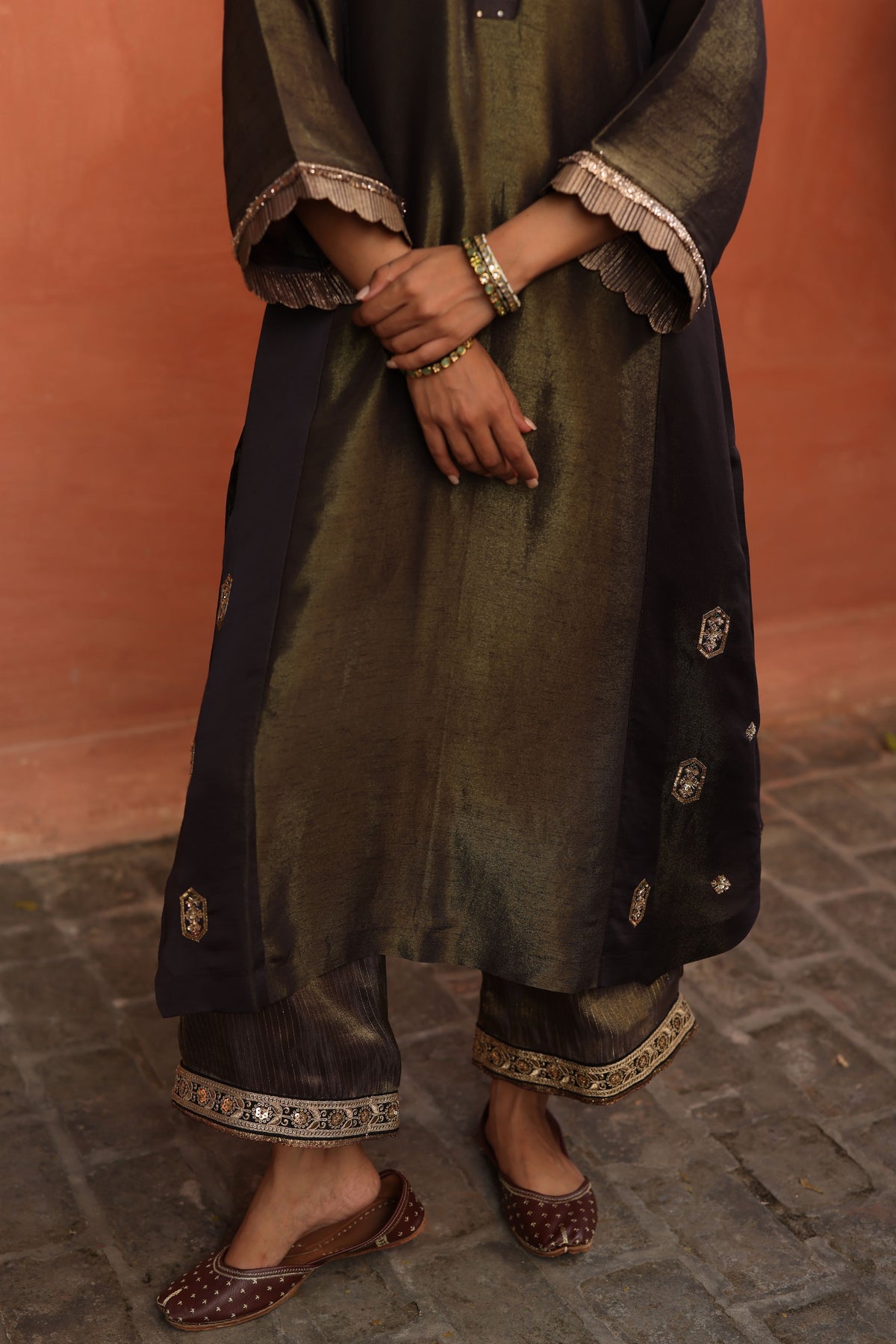 Steel Blue Tara Kurta Set