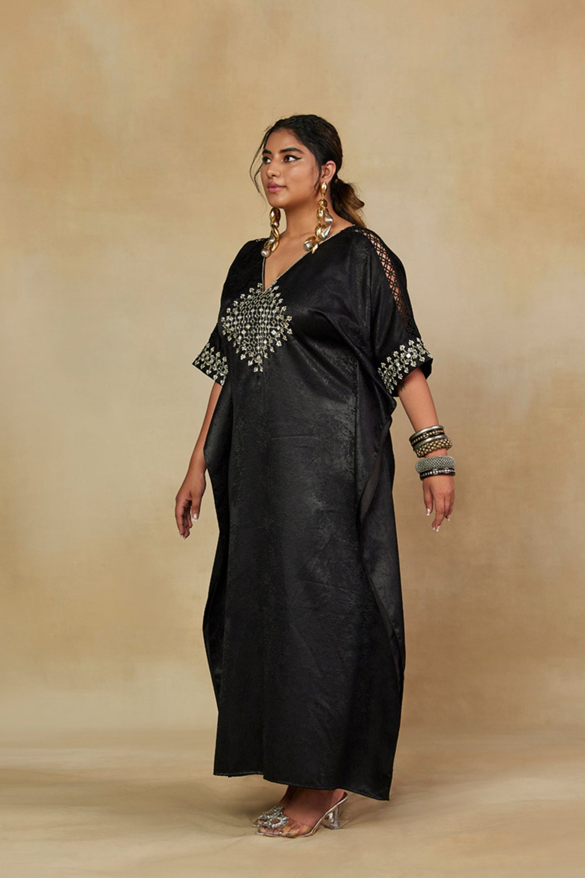 Black Mirror Work Kaftan Dress