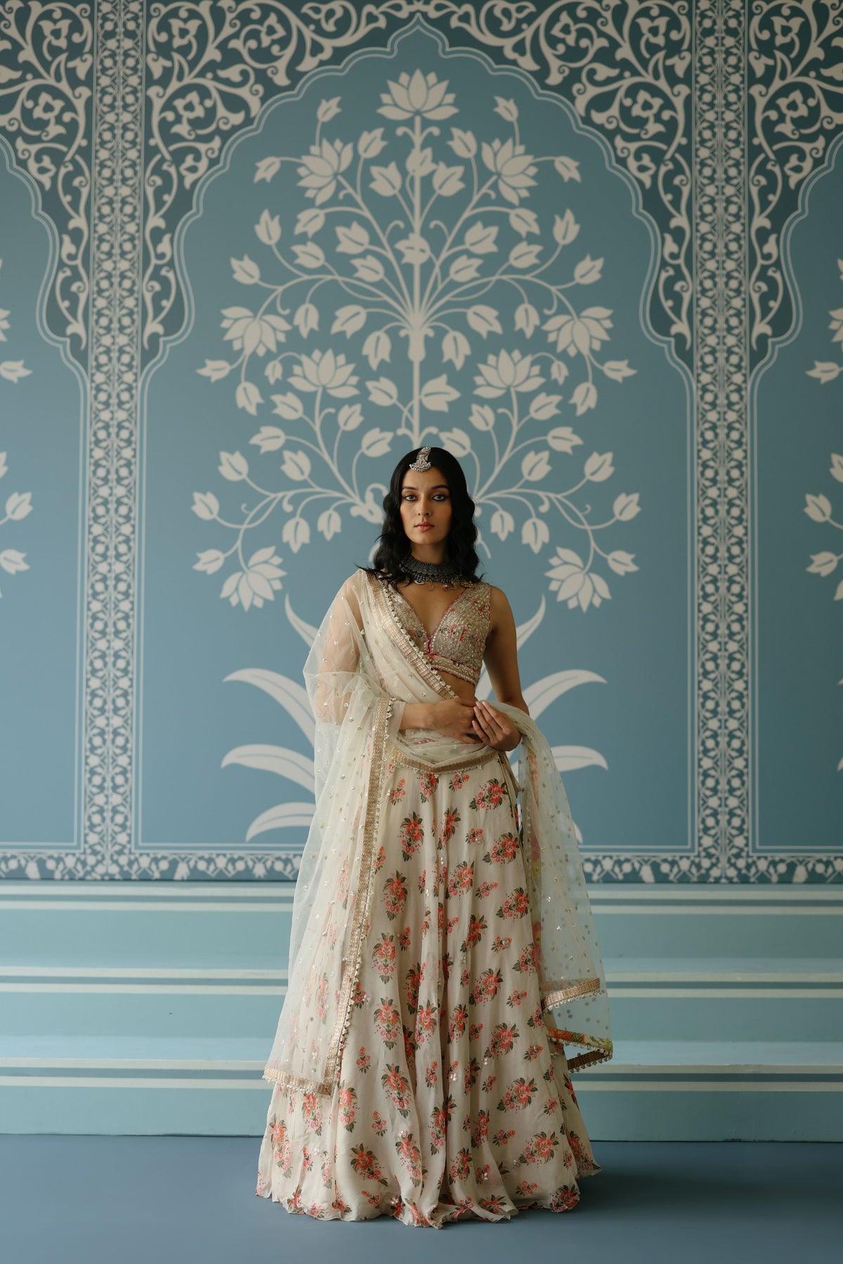 Ivory Esha Lehenga Set