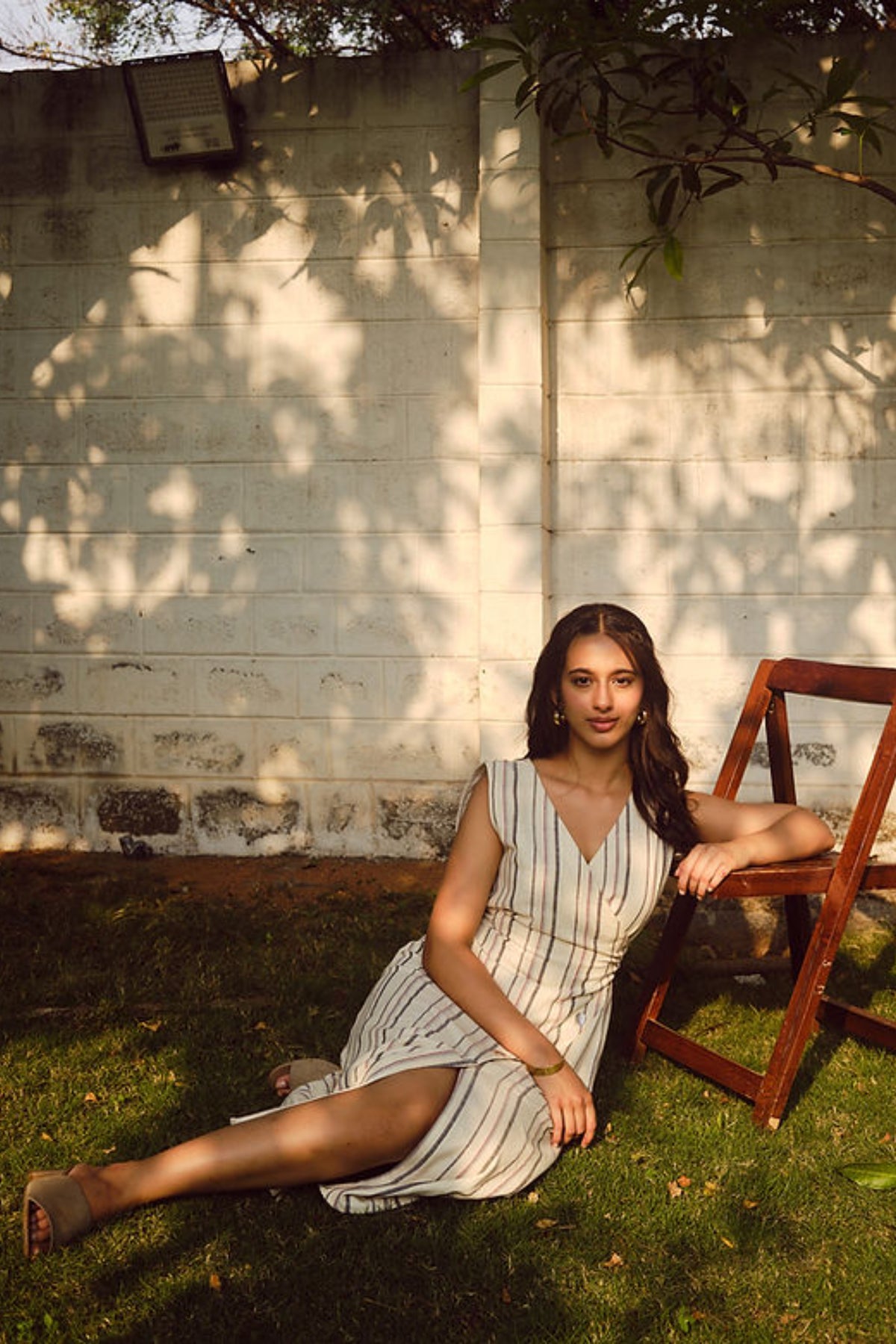 Striped Linen Dress