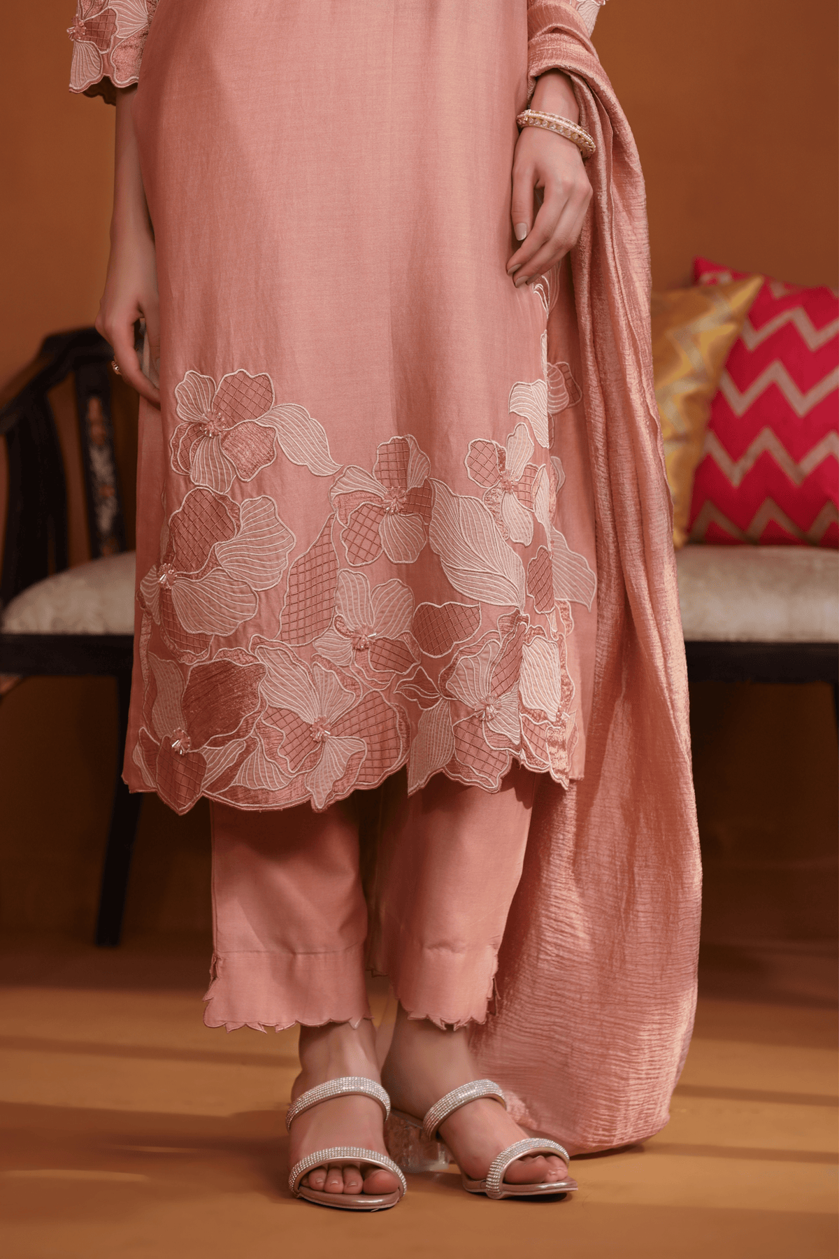 Pakeeza Nude Pink Suit Set