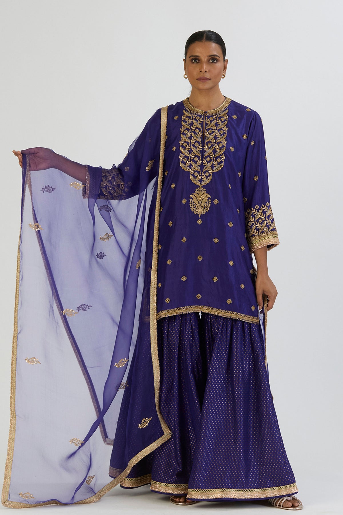 Blue Urmi Dupatta