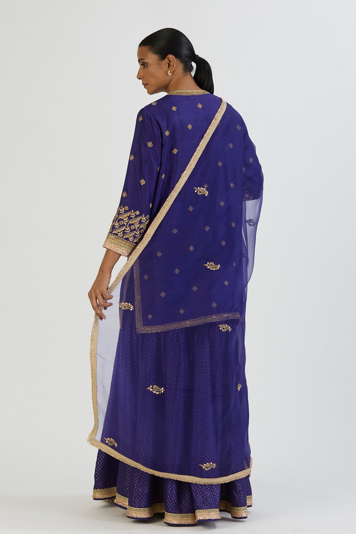 Blue Urmi Dupatta