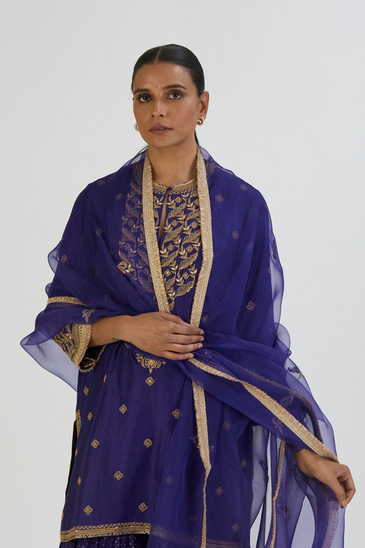 Blue Urmi Dupatta