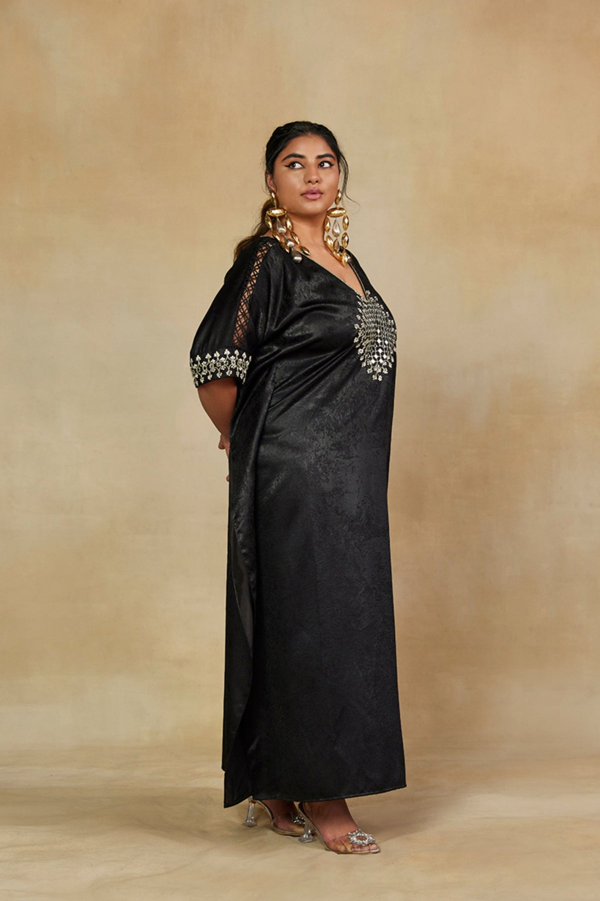 Black Mirror Work Kaftan Dress