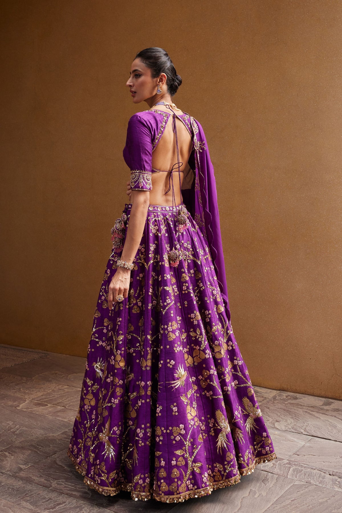 Purple Lehenga Set