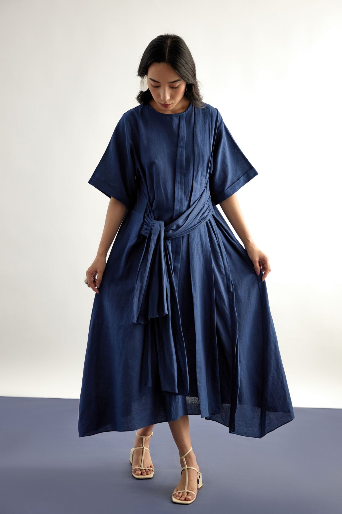 Echo Navy Ridge Dress