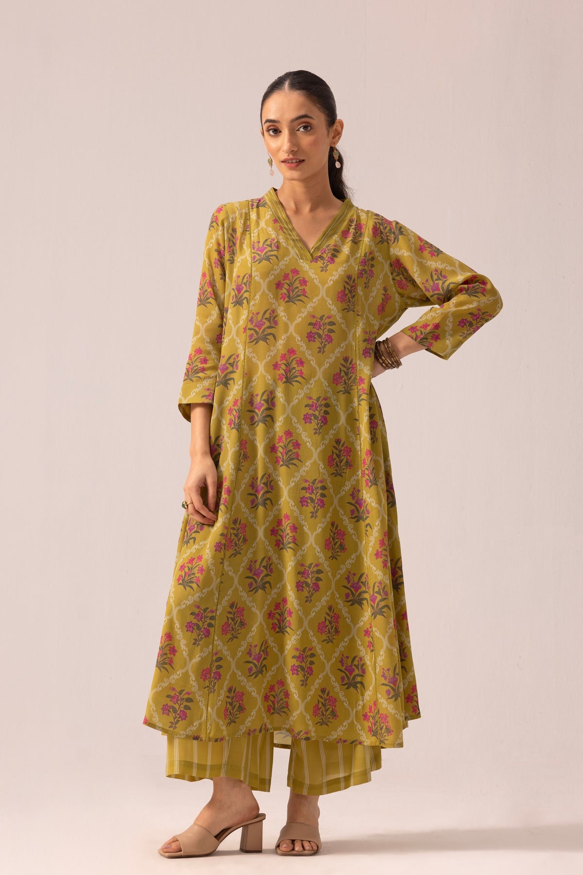 Thea Yellow Kurta Set