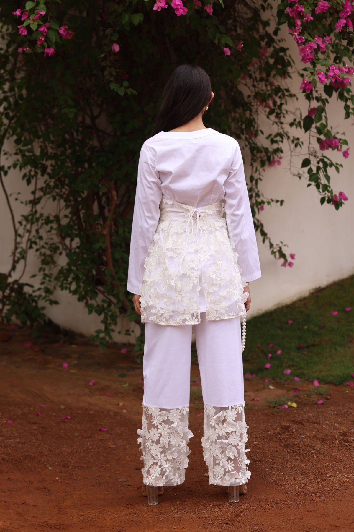 Pearled Ivory Co-ord With a Twist