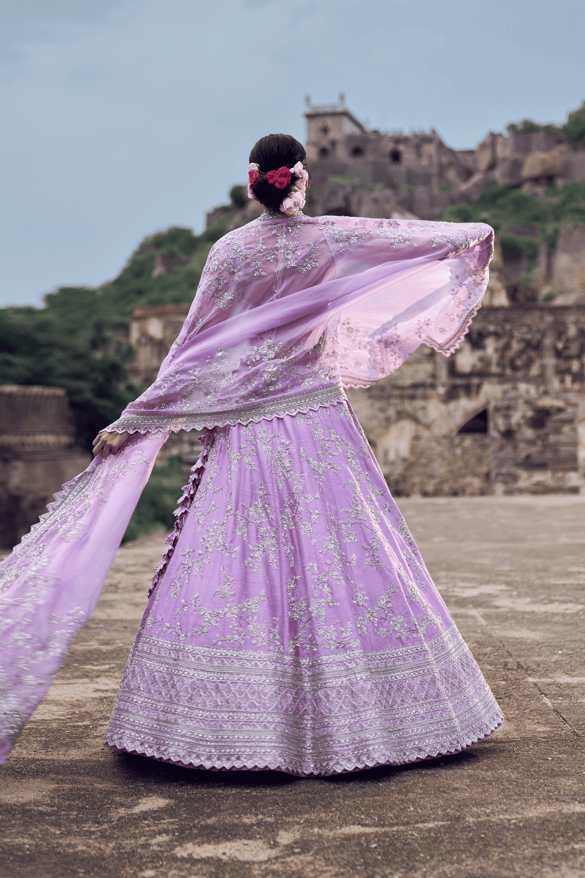 Lavender Jiya Lehenga Set