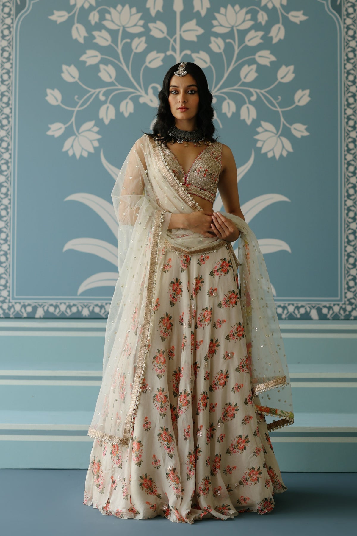 Ivory Esha Lehenga Set