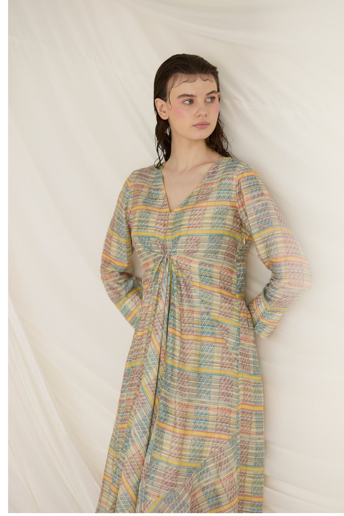 Ash Printed Kaftan Dress